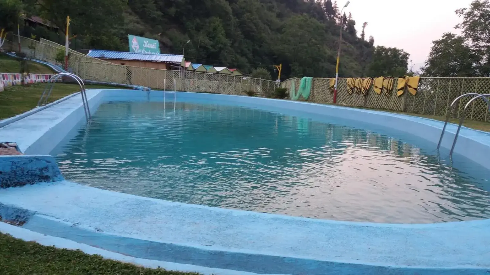 Pool view in NATURE WALK RESORT Mussoorie Pool view in NATURE WALK RESORT Mussoorie