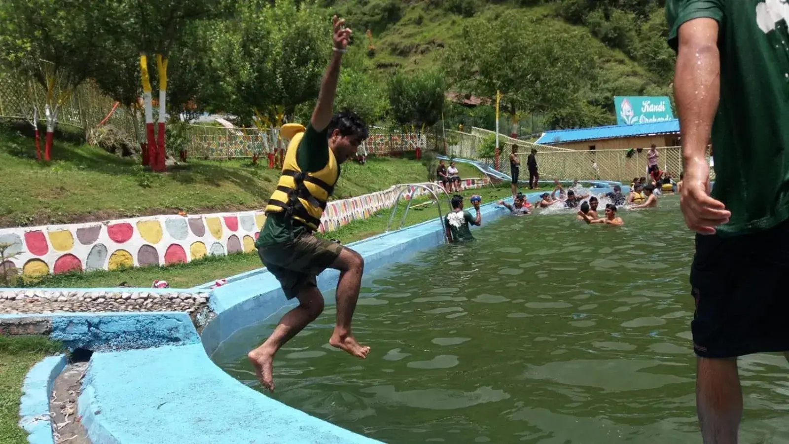 Pool view in NATURE WALK RESORT Mussoorie Pool view in NATURE WALK RESORT Mussoorie