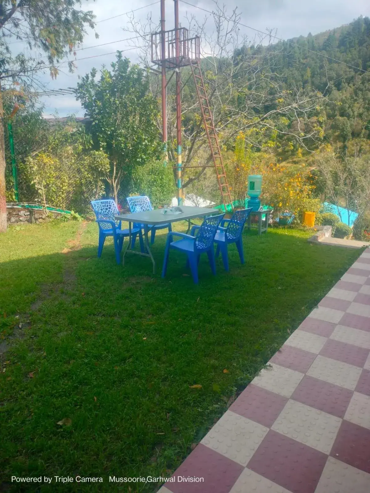 Garden view in NATURE WALK RESORT Mussoorie Garden view in NATURE WALK RESORT Mussoorie