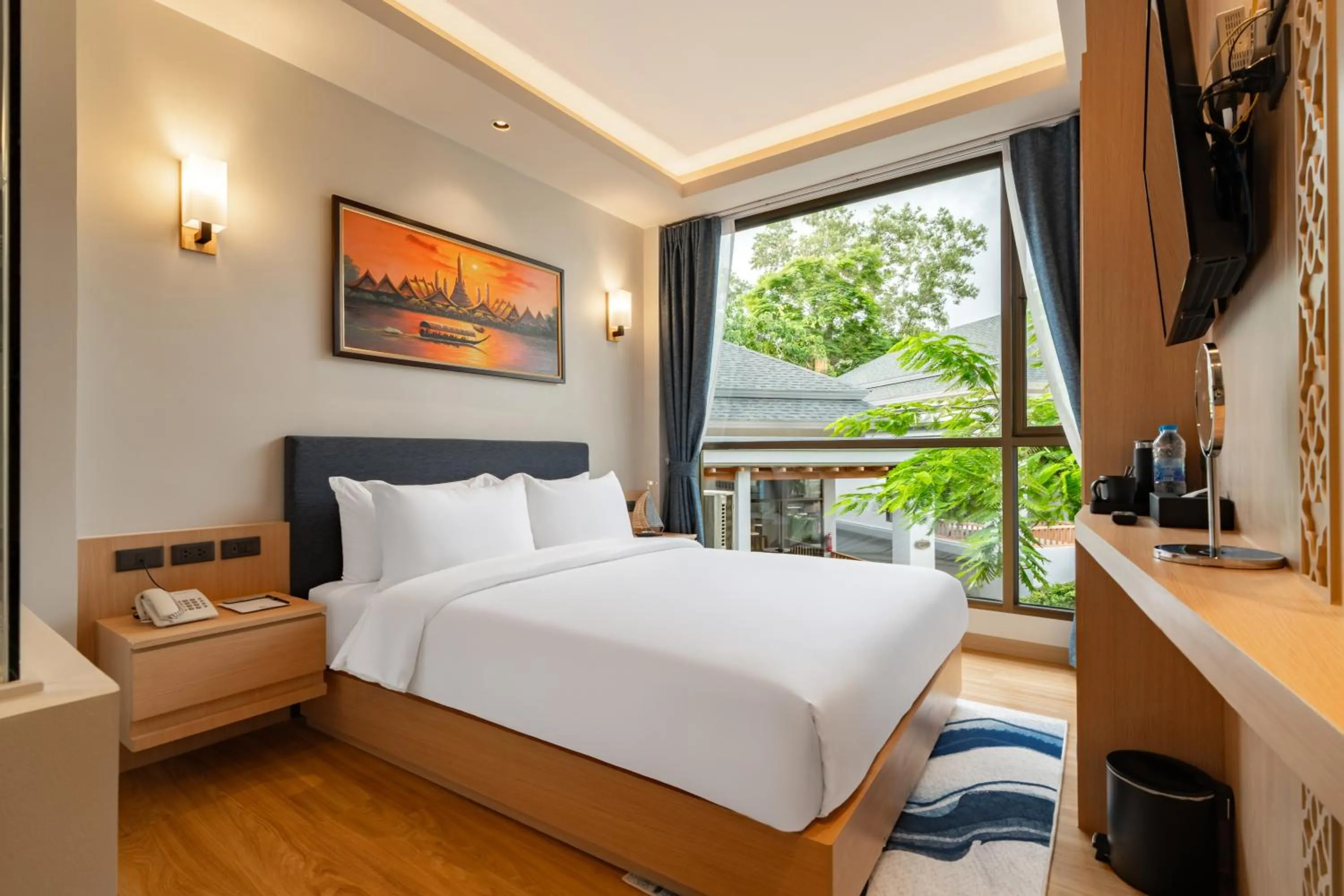 Bed in AZ Sunrise Resort & Fitness Club