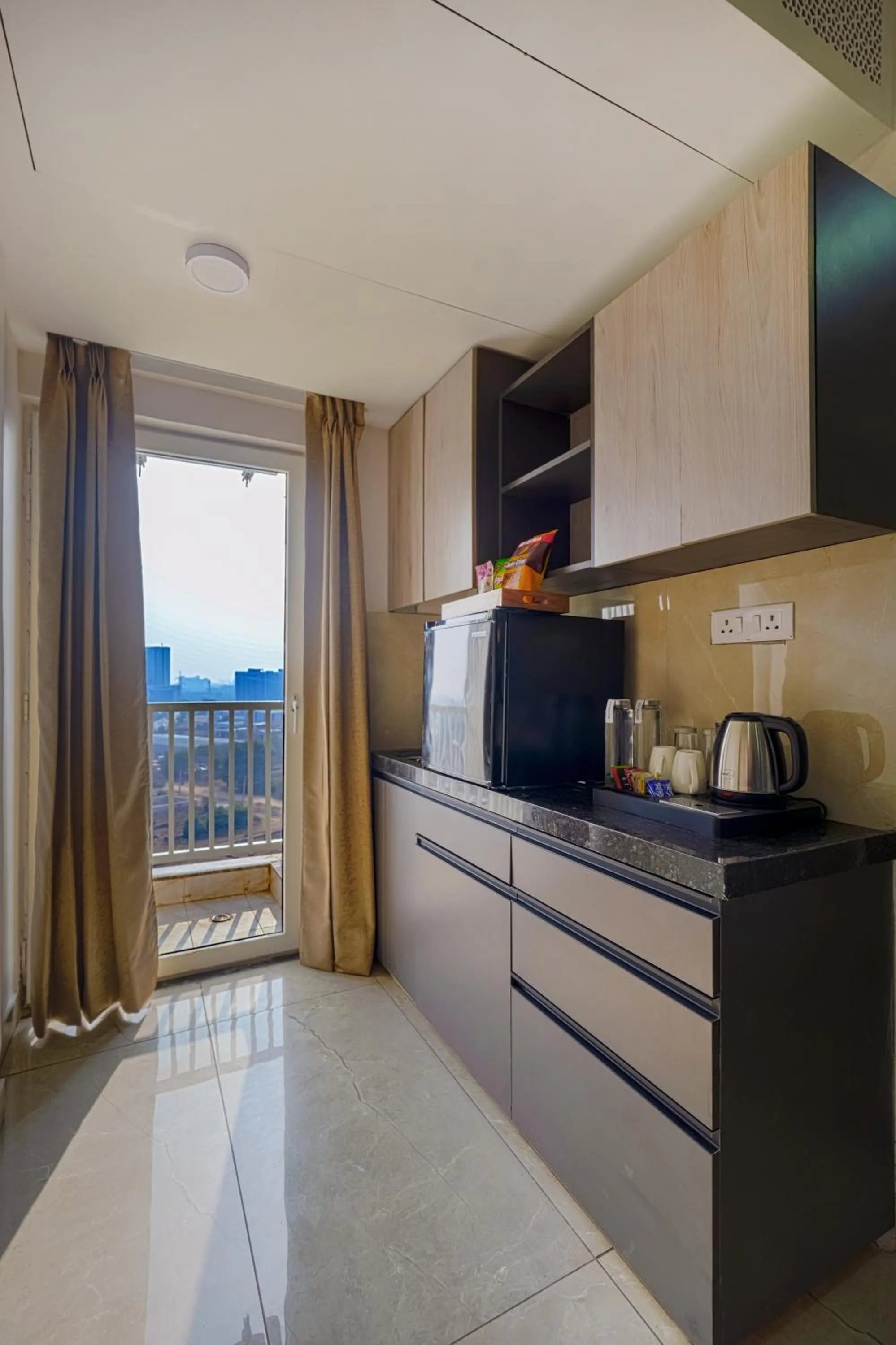 Kitchen or kitchenette in Urban Suites by BluSalzz, Jaipur - Rajasthan