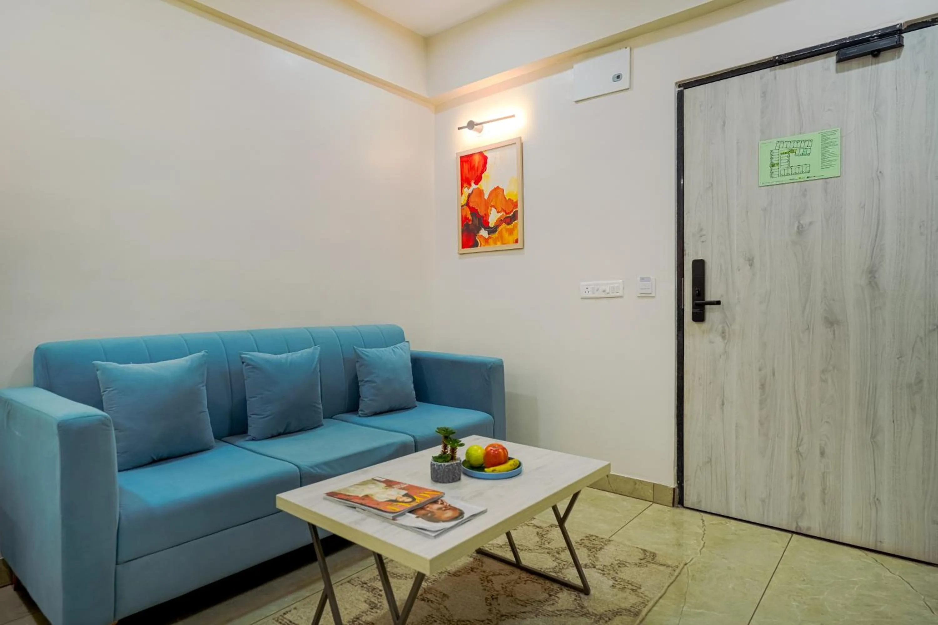 Seating area in Urban Suites by BluSalzz, Jaipur - Rajasthan