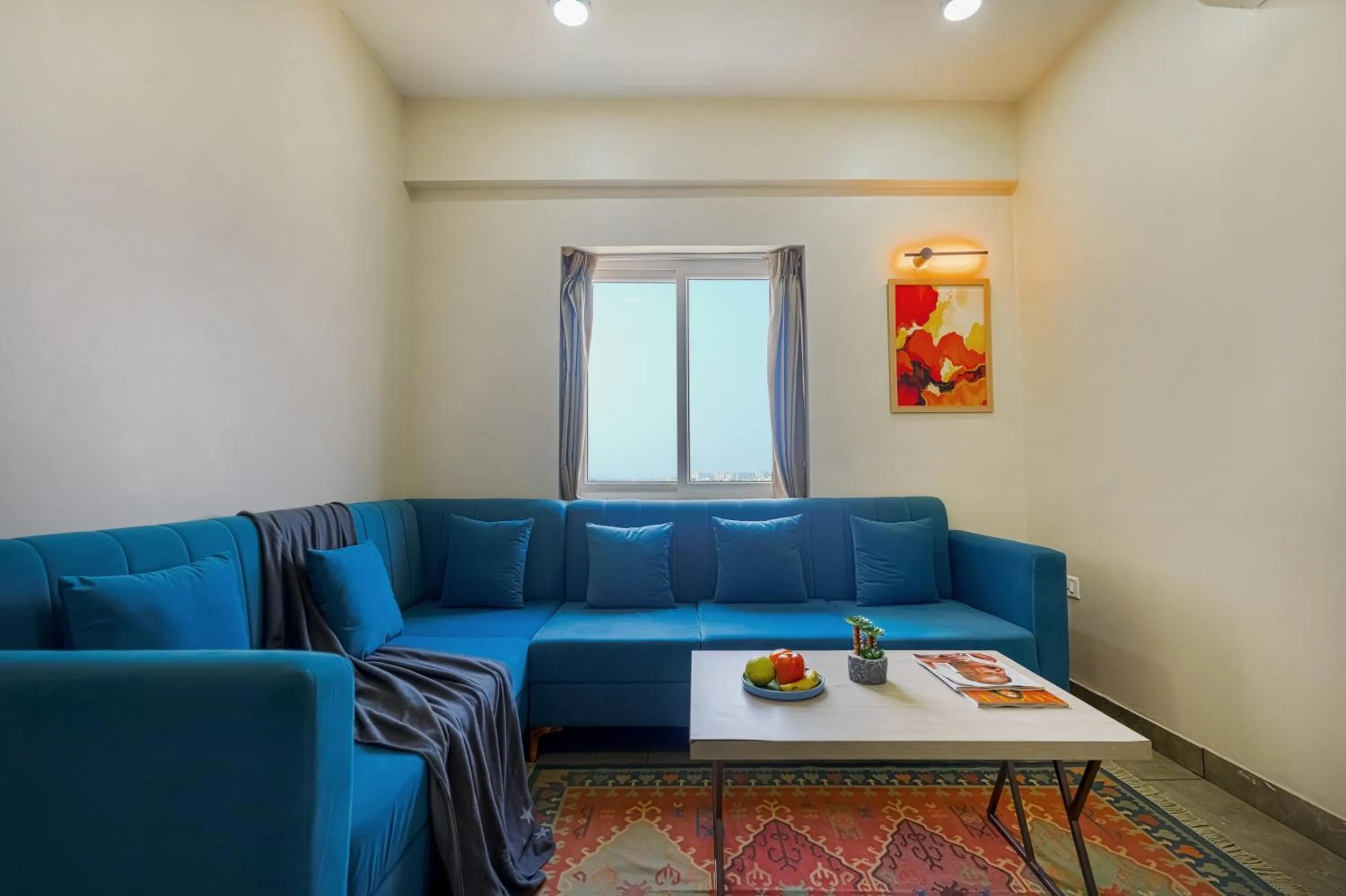 Seating area in Urban Suites by BluSalzz, Jaipur - Rajasthan