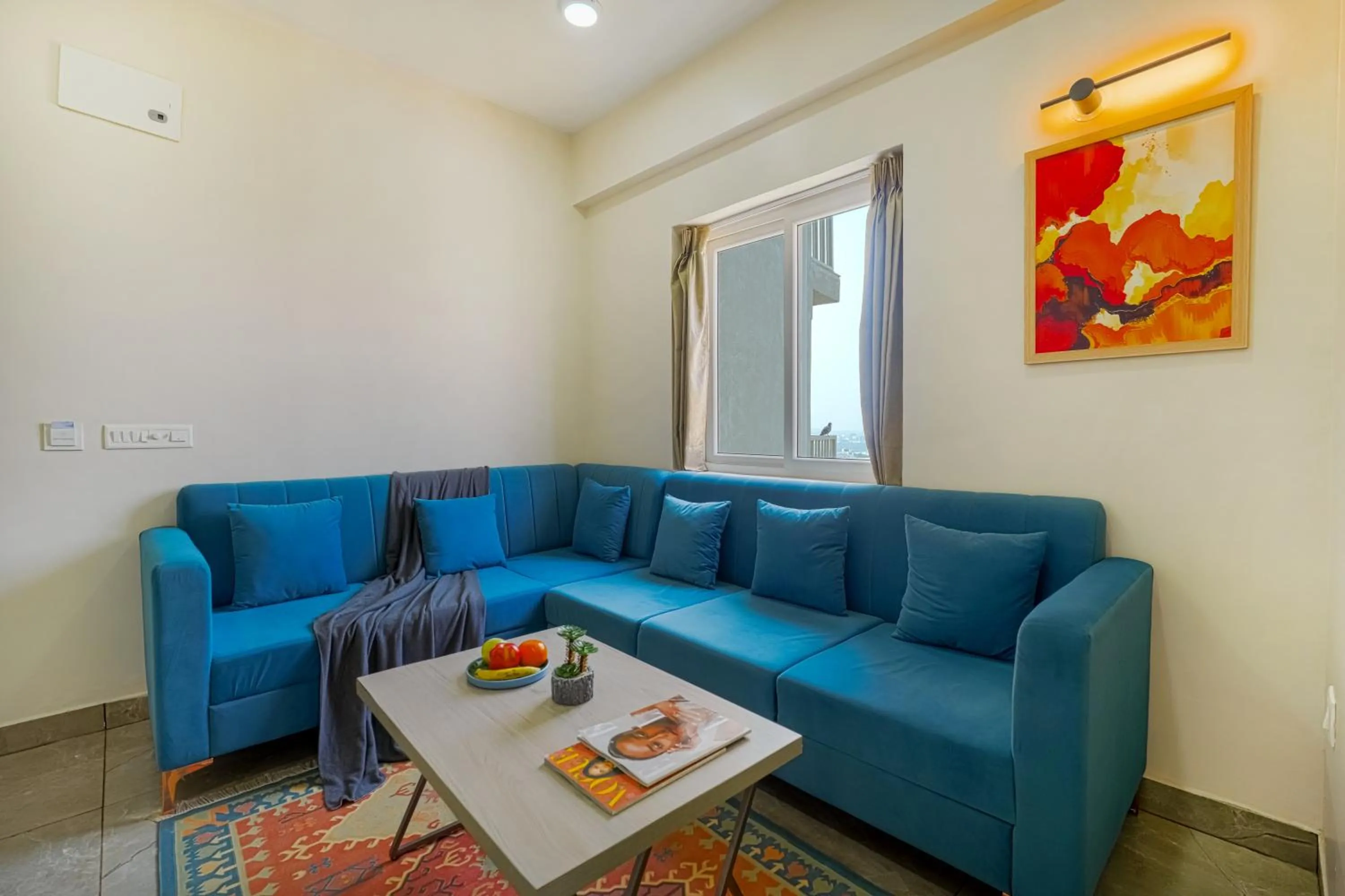 Seating area in Urban Suites by BluSalzz, Jaipur - Rajasthan