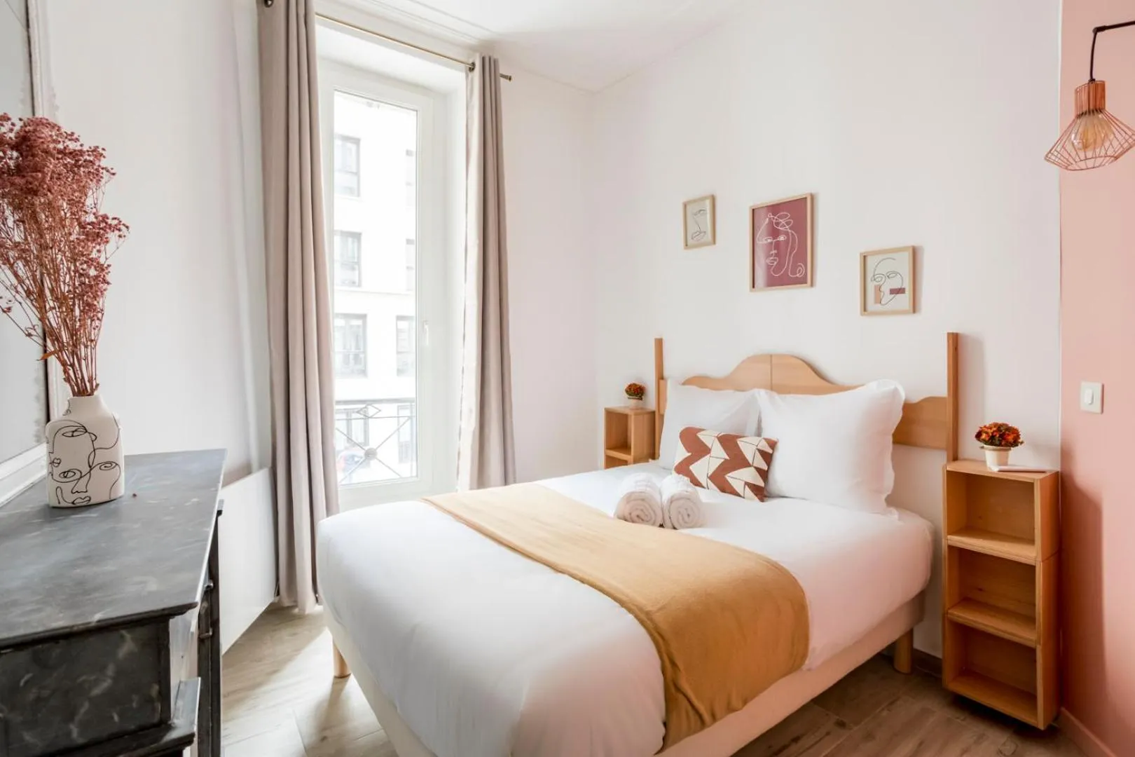 Bed in Reva Suites