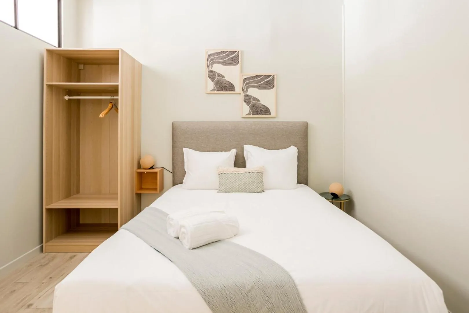 Bed in Reva Suites