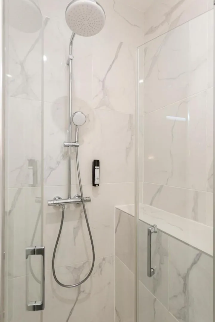 Shower in Reva Suites