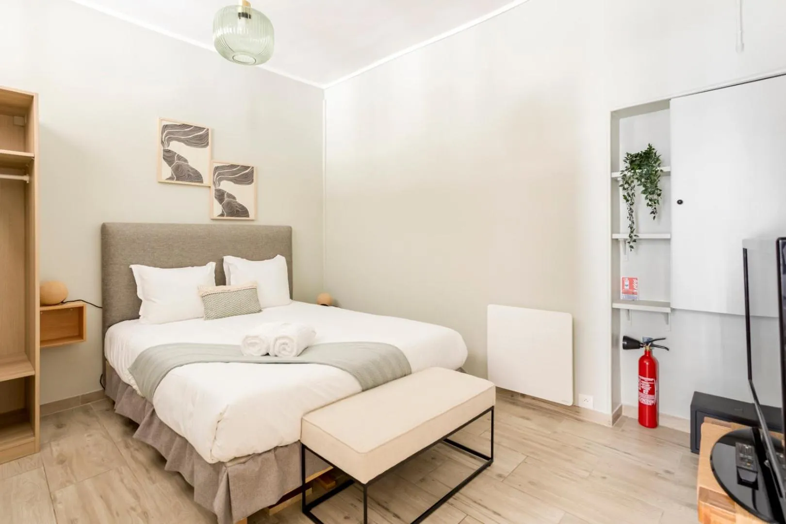 Bed in Reva Suites