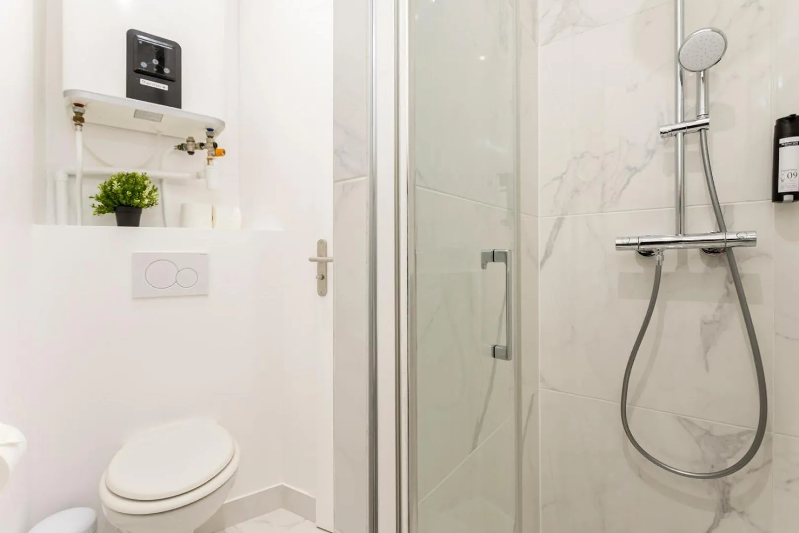 Shower in Reva Suites