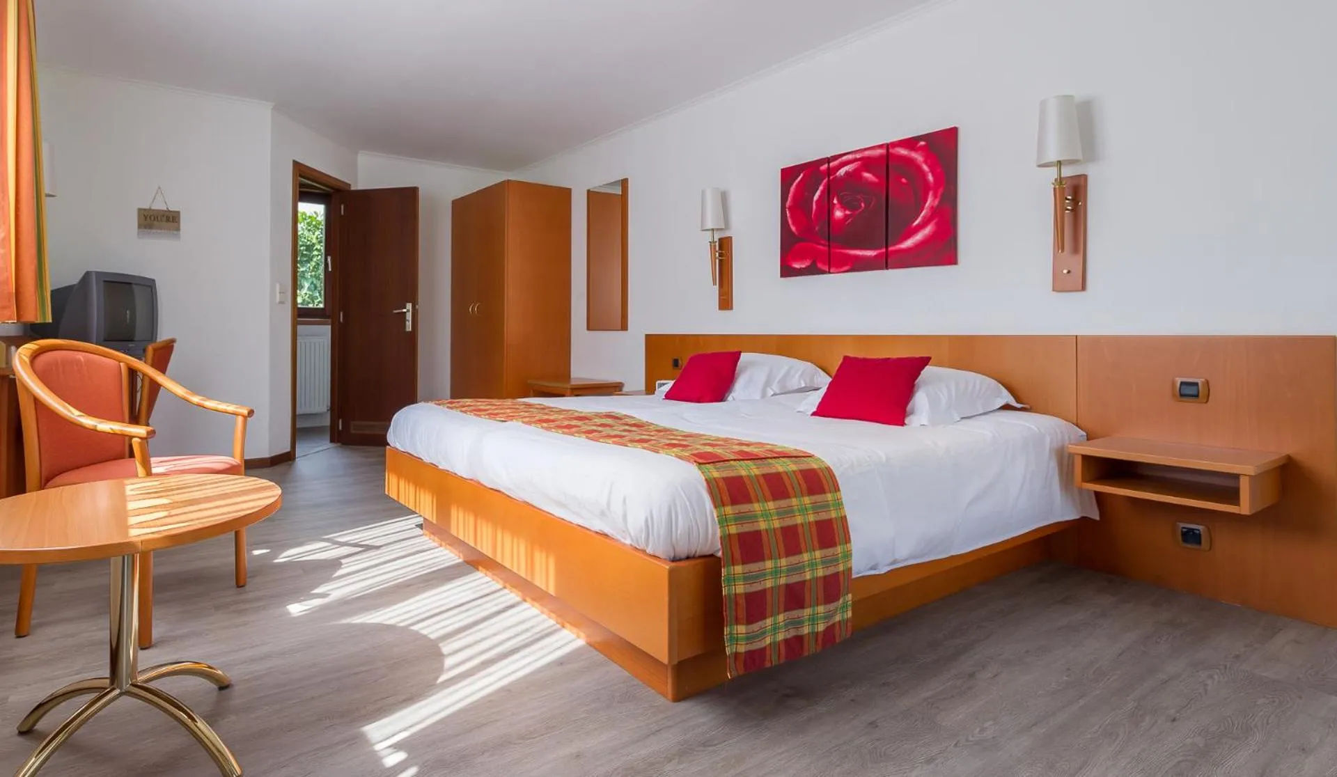 Bed in Hostellerie d'Inzepré