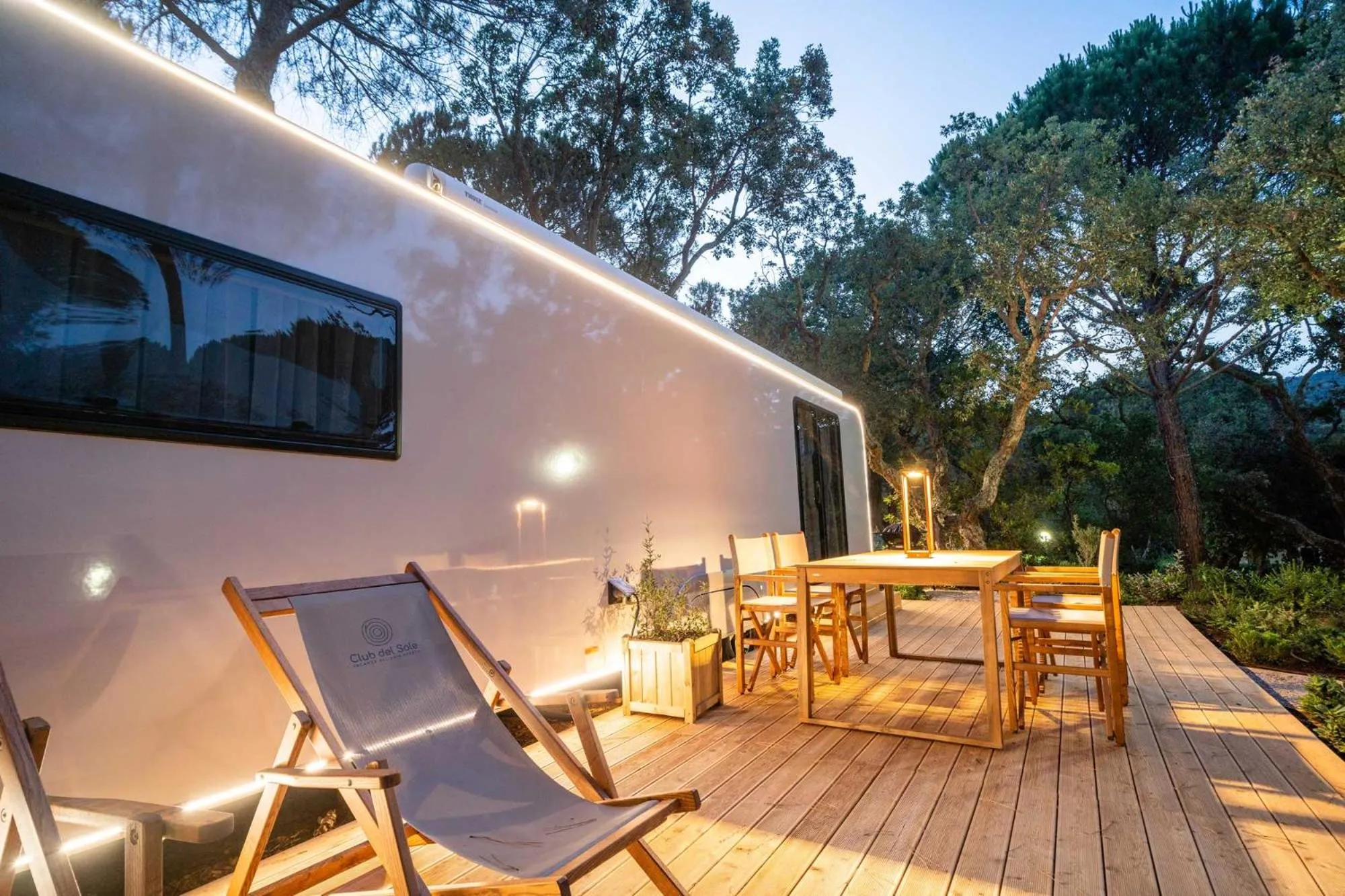 Patio in HOTIDAY Lodge Castiglione