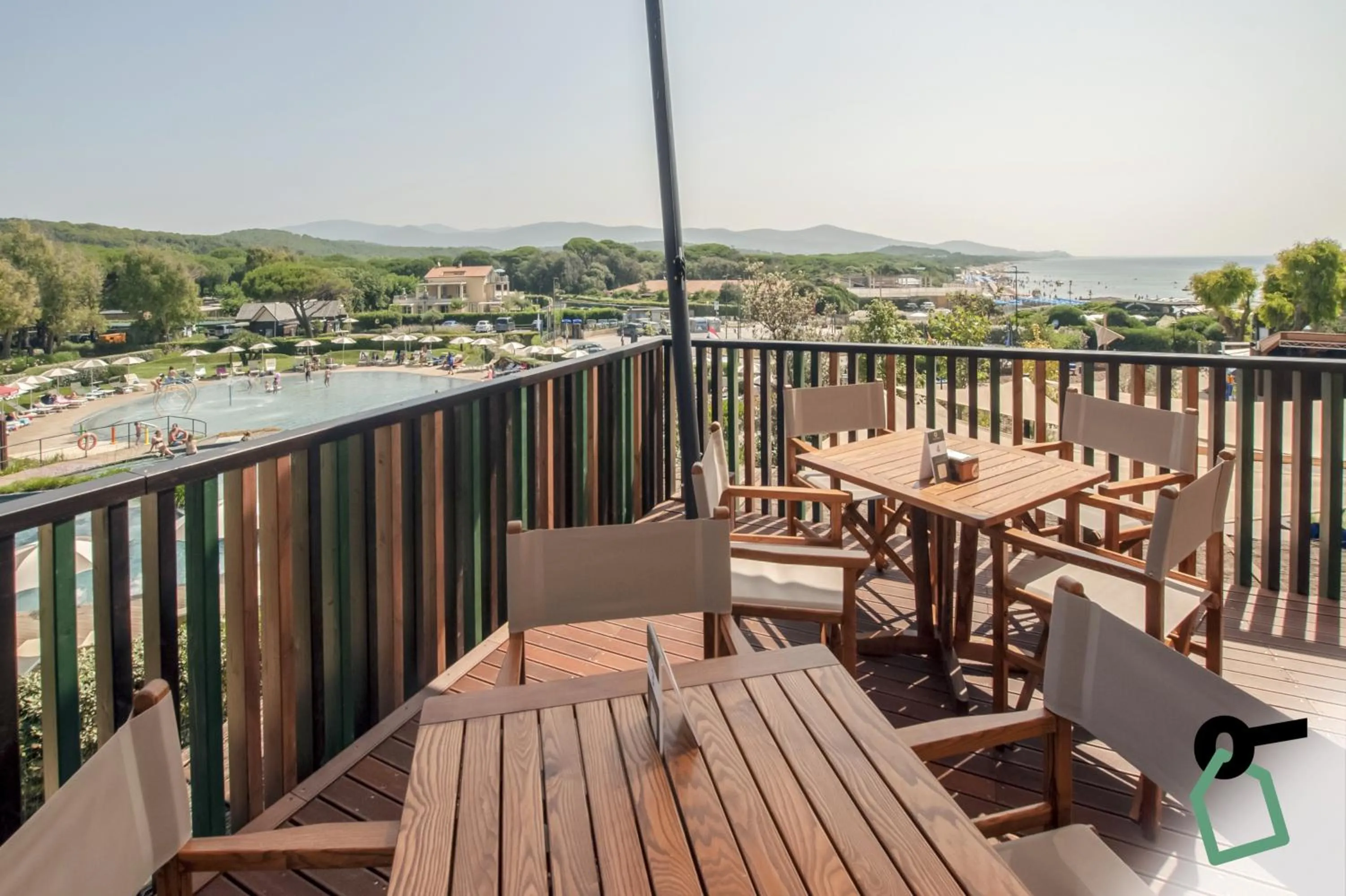 Balcony/Terrace in HOTIDAY Lodge Castiglione