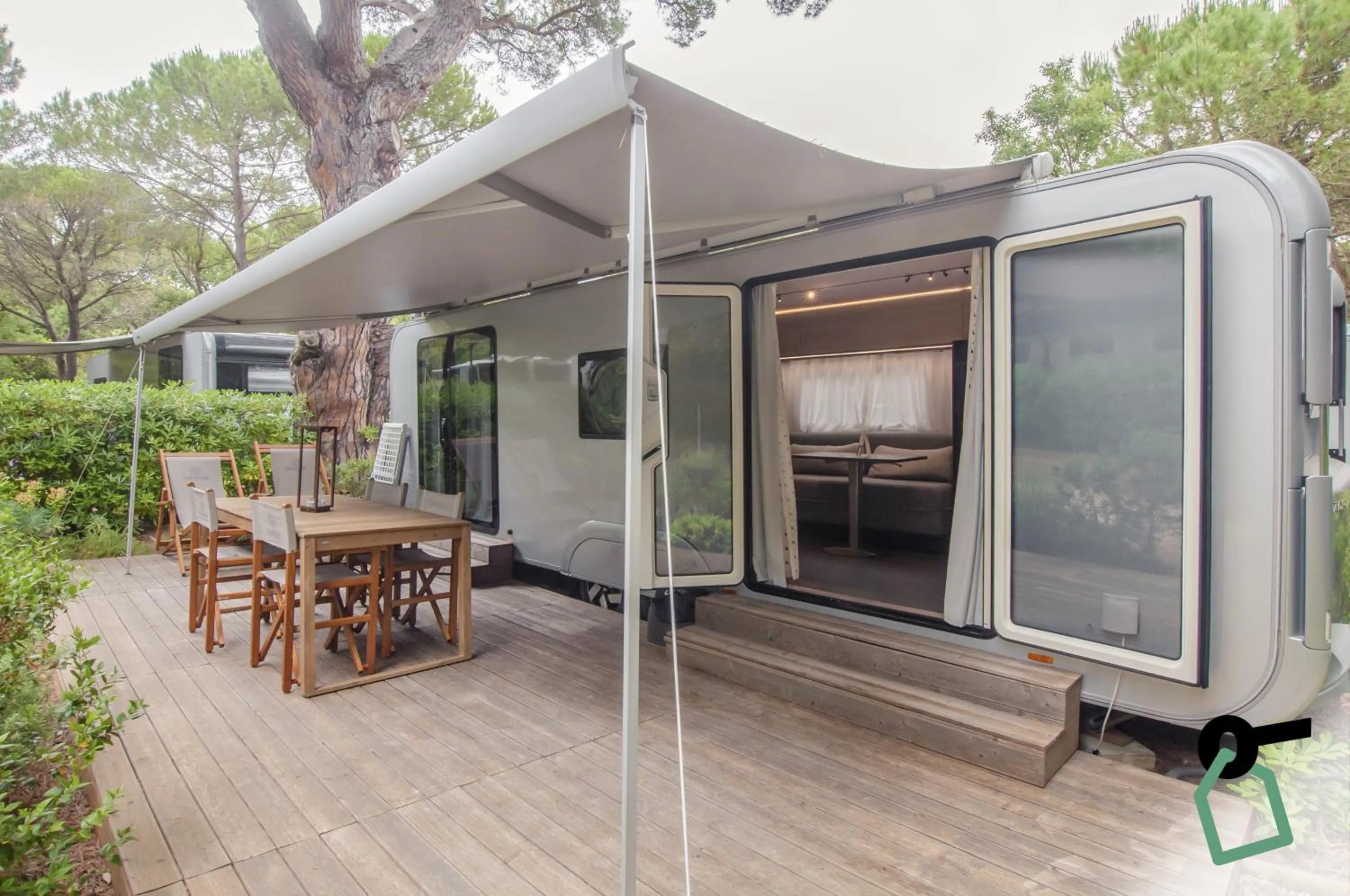 Patio in HOTIDAY Lodge Castiglione