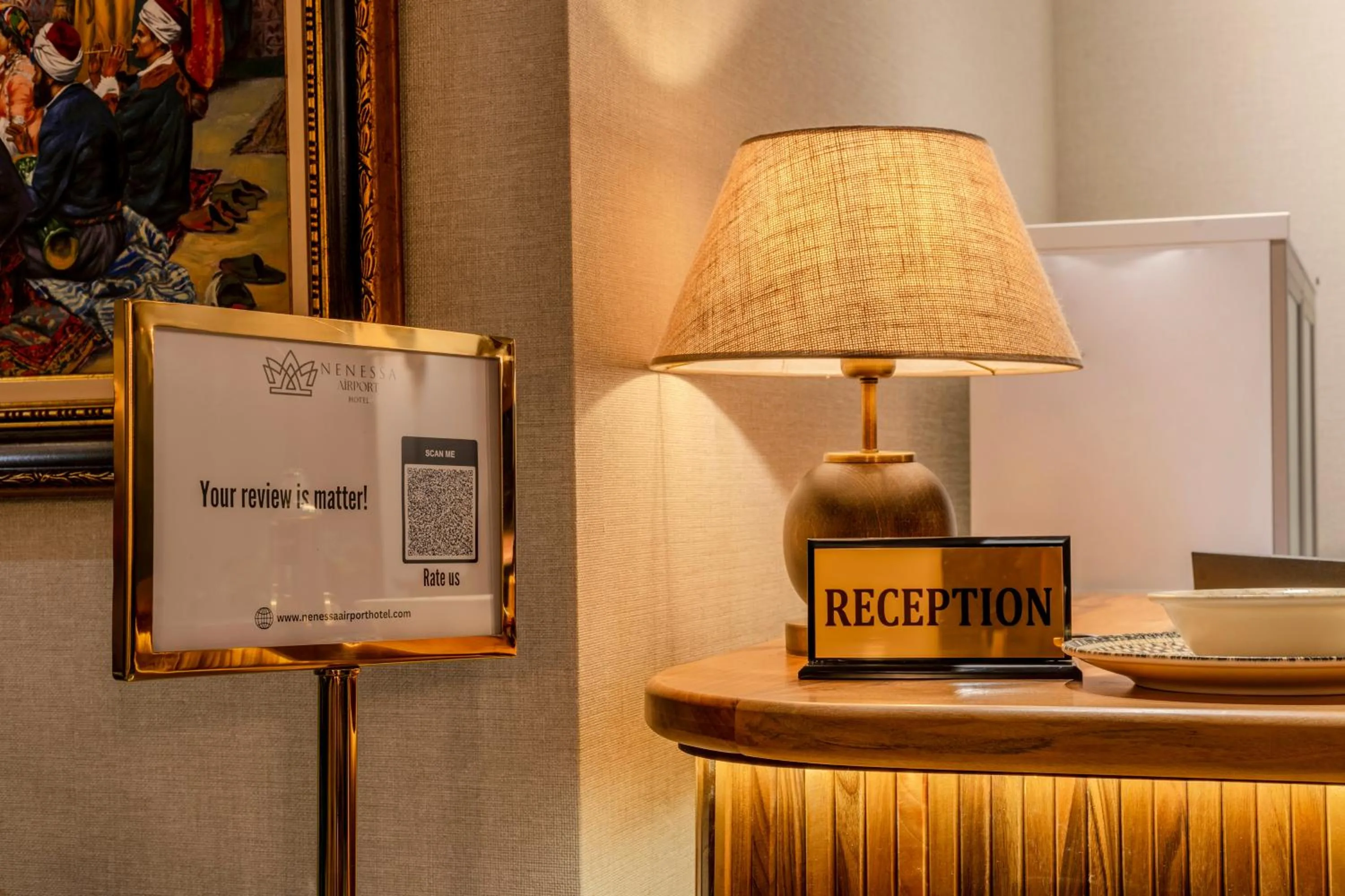 Property logo or sign in Nenessa Airport Hotel