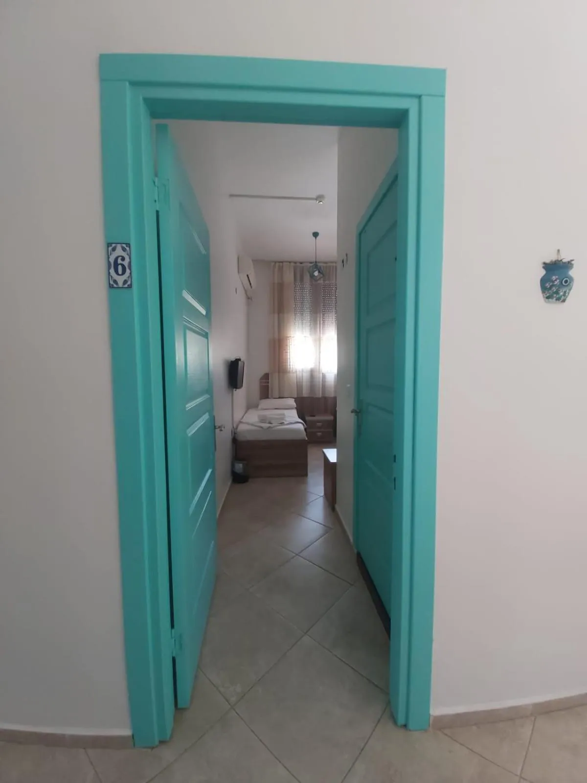 Bed in Foça Mint Hotel