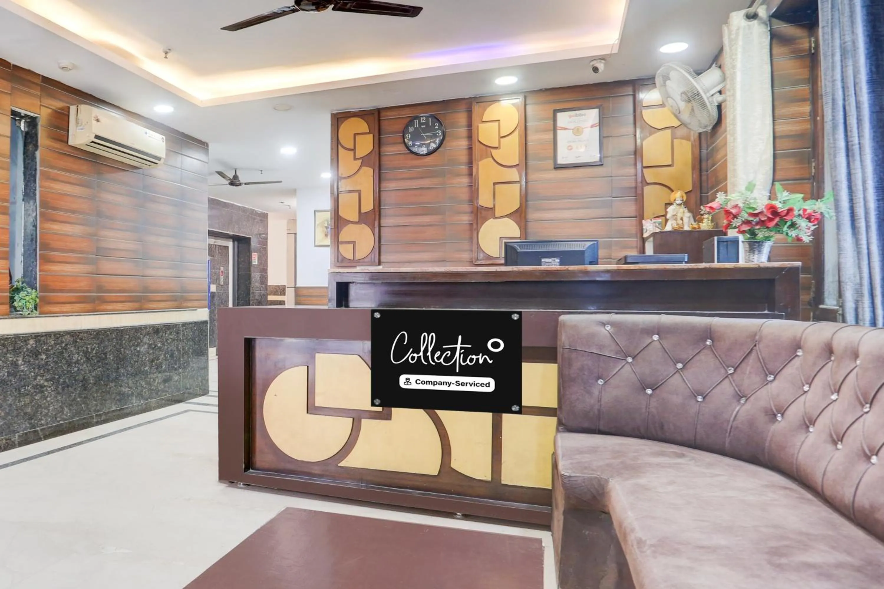 Lobby or reception in Collection O Mahipalpur Near Airport Formerly Jindal Palace