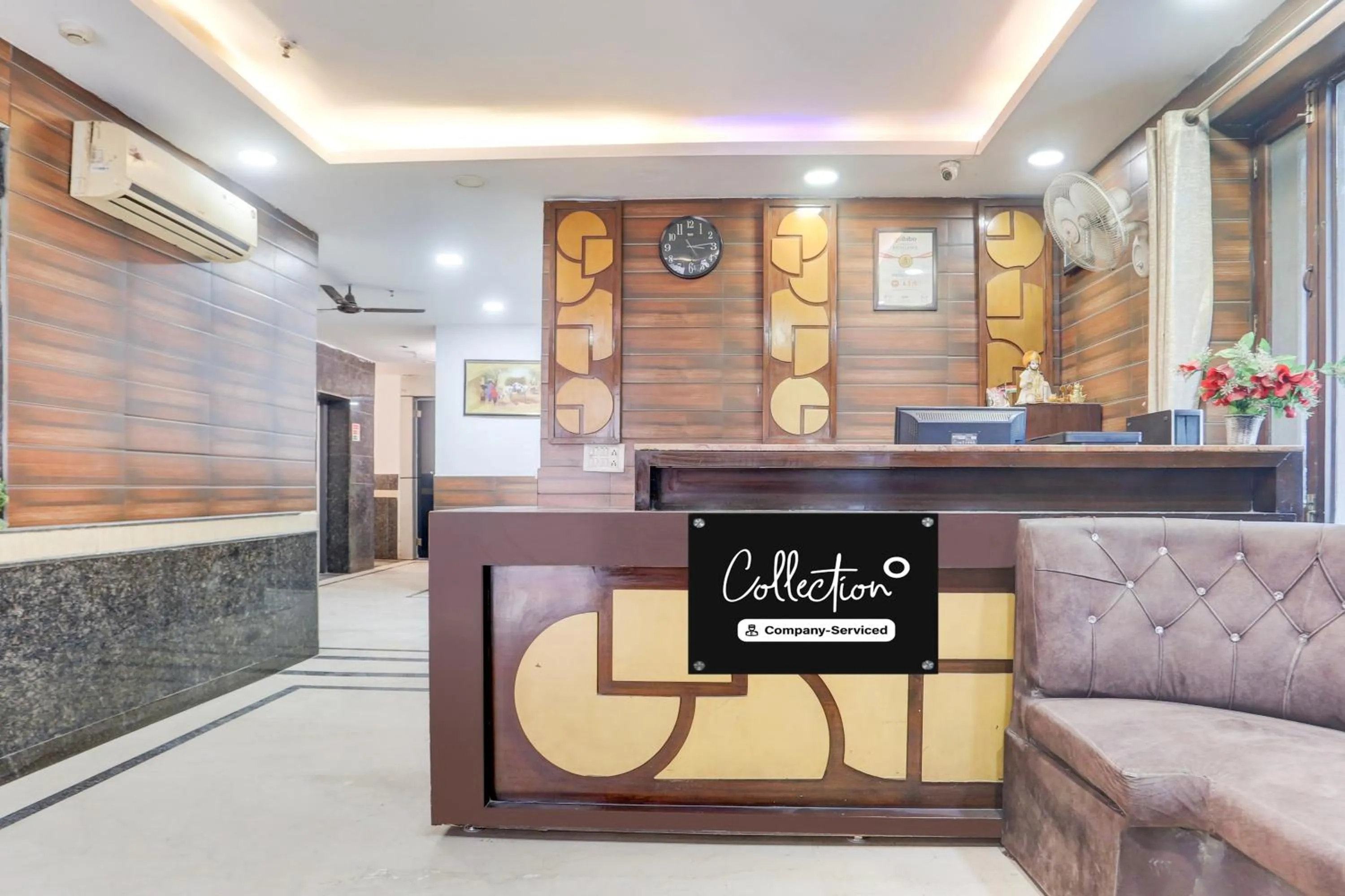 Lobby or reception in Collection O Mahipalpur Near Airport Formerly Jindal Palace