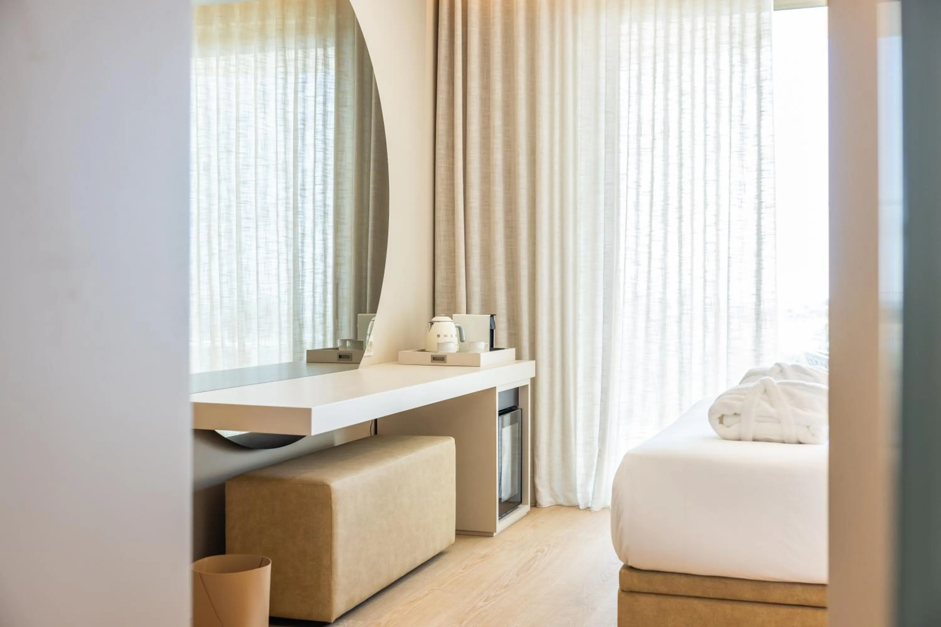 Bed in Castelo Suites Hotel