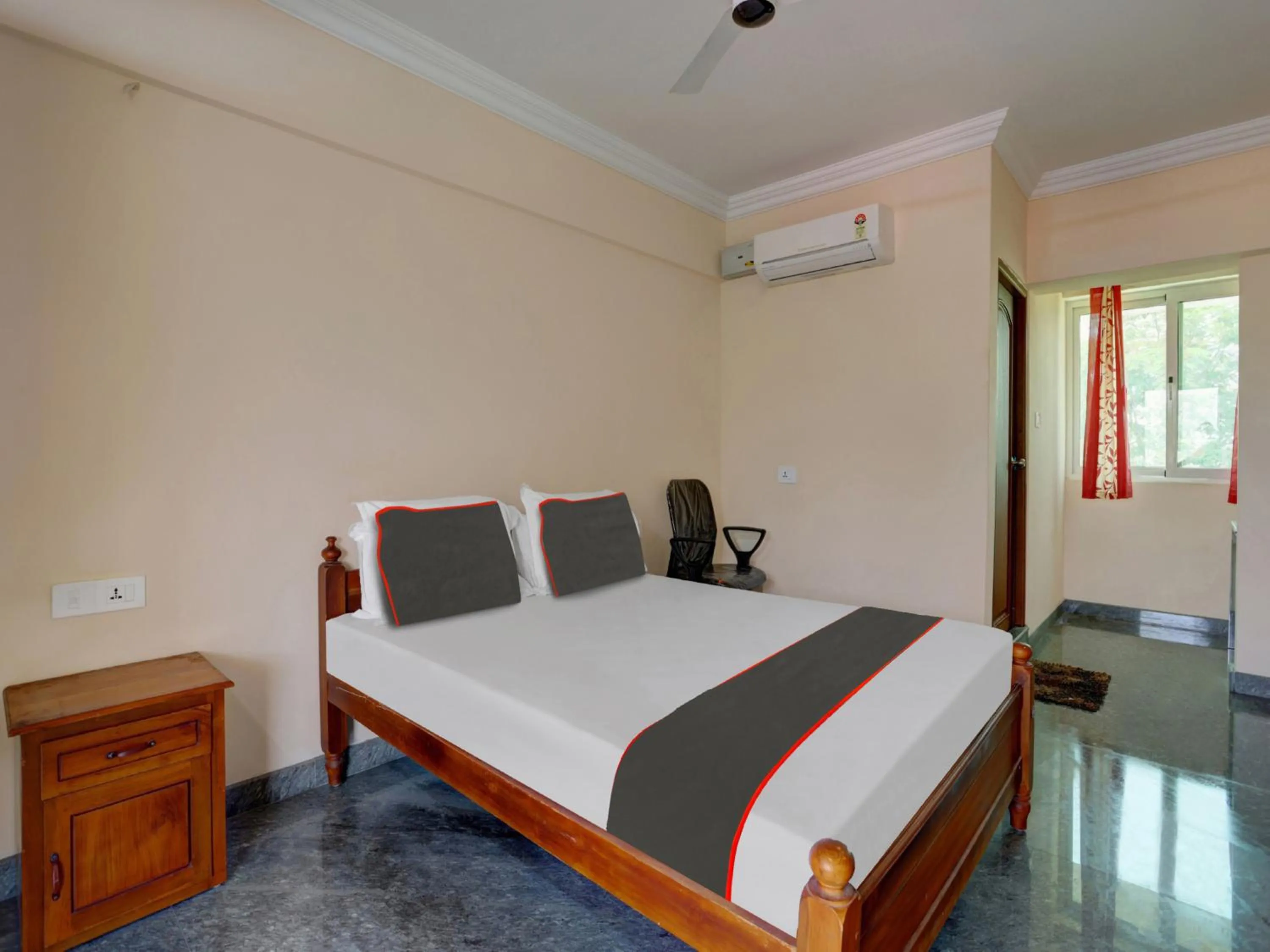 Bed in Family Castle Hotel