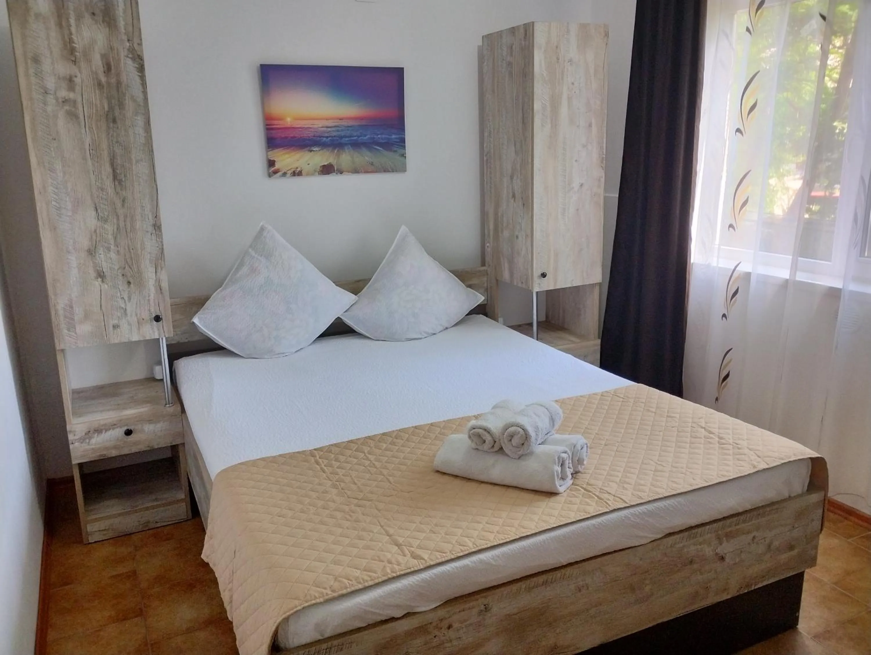 Bed in Casa Aura Costinești