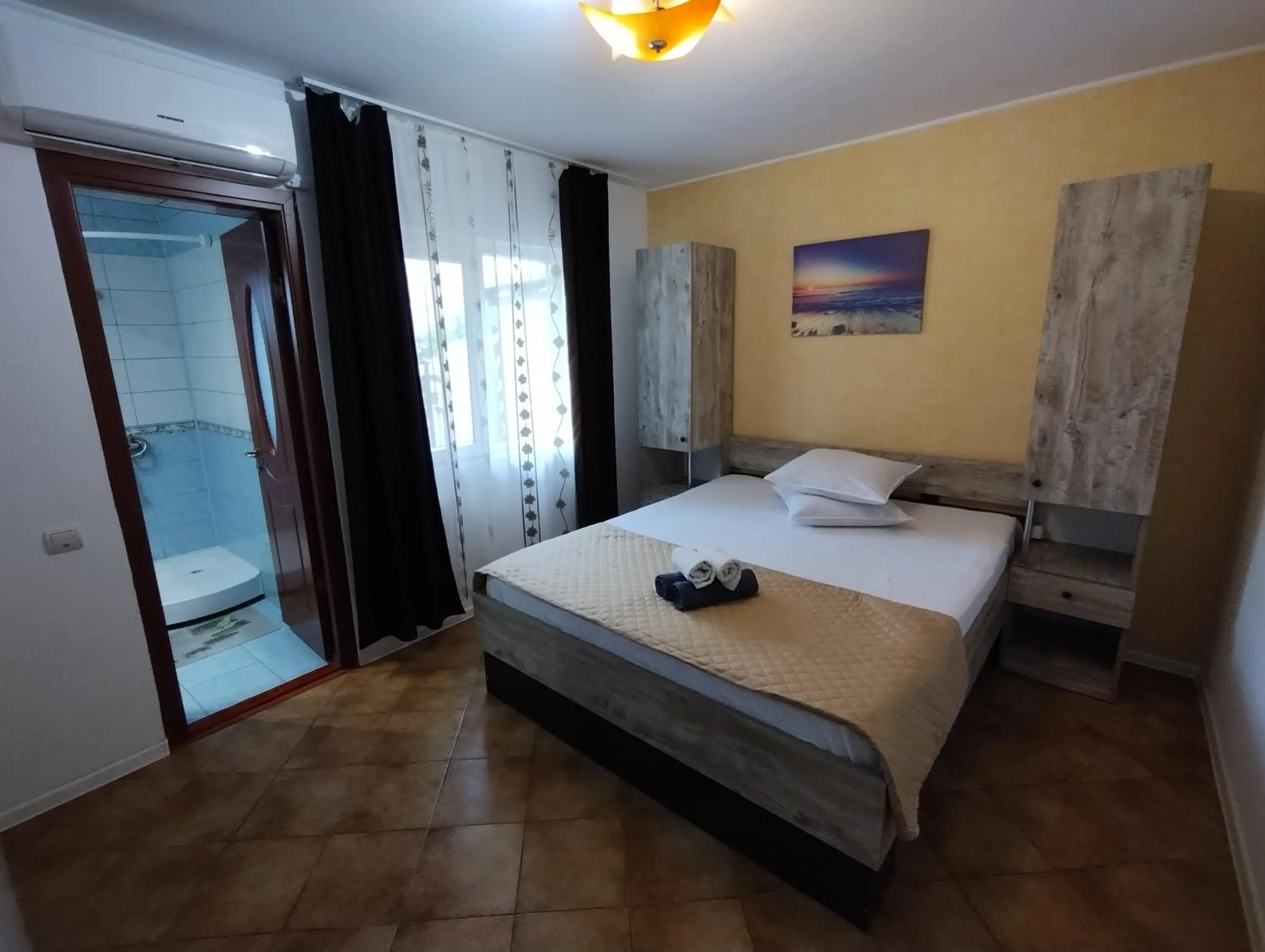 Bedroom, Bed in Casa Aura Costinești