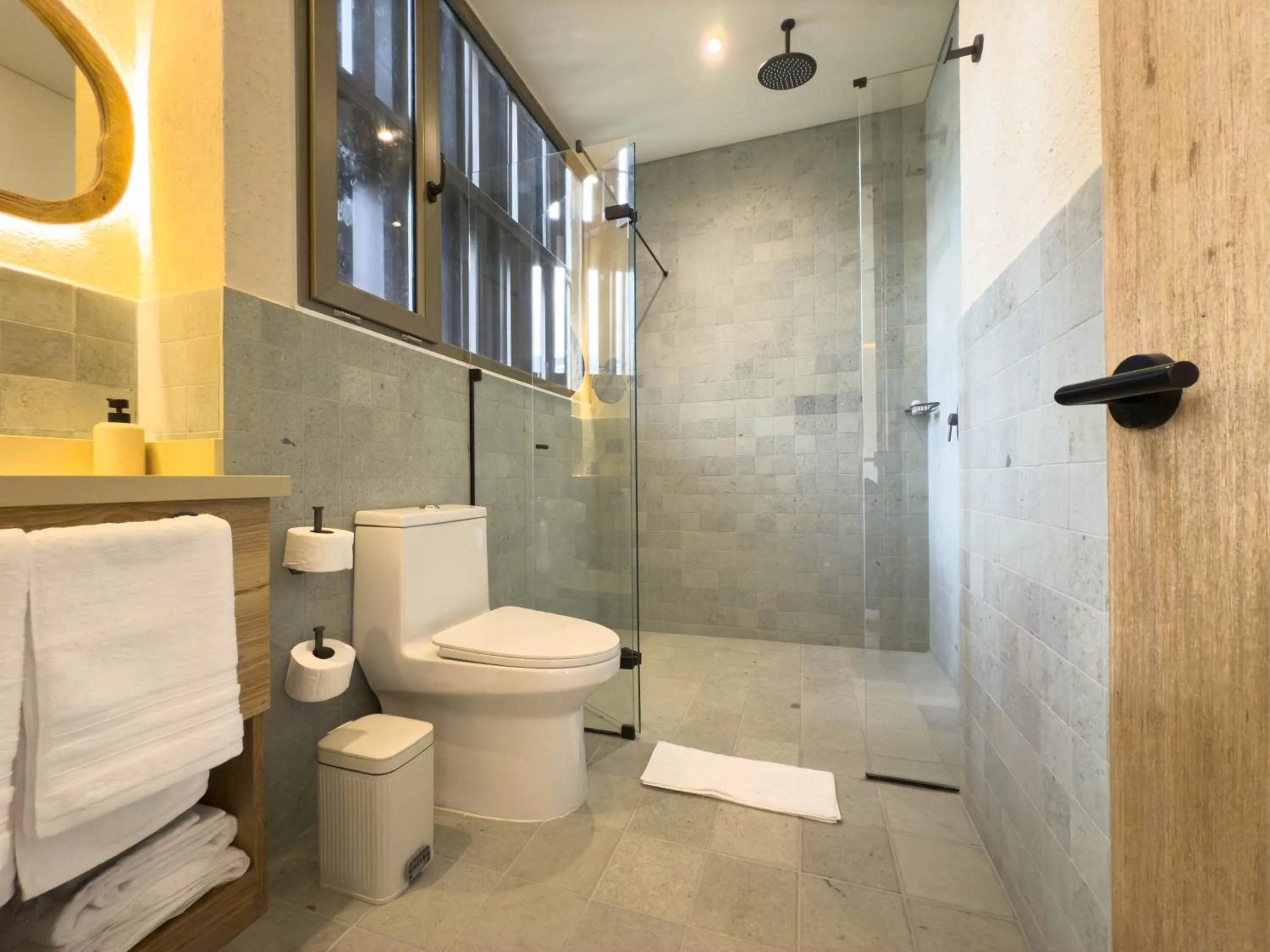 Bathroom in Moabi Hotel