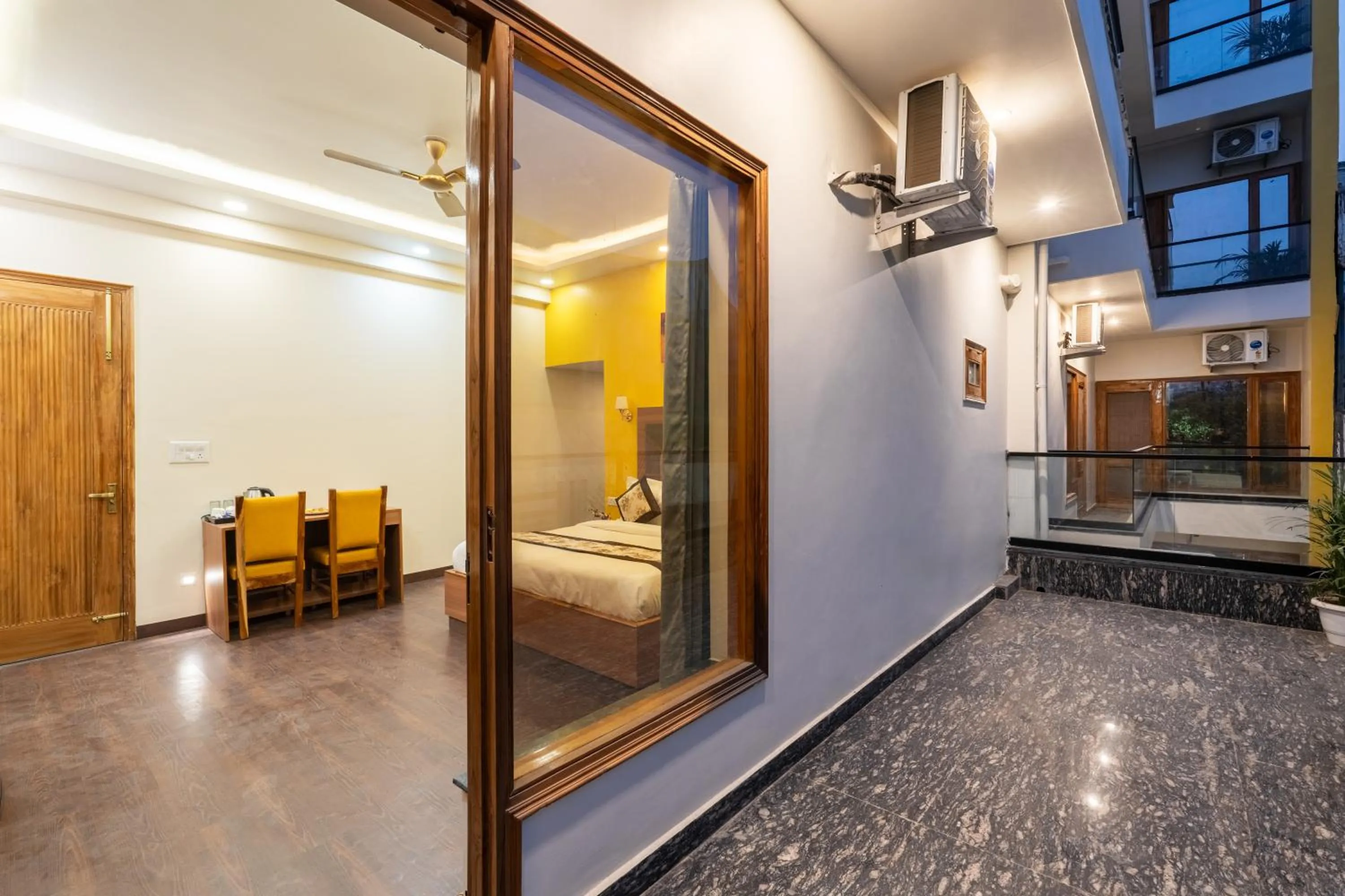 Bed in Lime Tree Hotel & One Bed Room Serviced Apartment - Noida Next to Sector 50 Metro with Party Venue