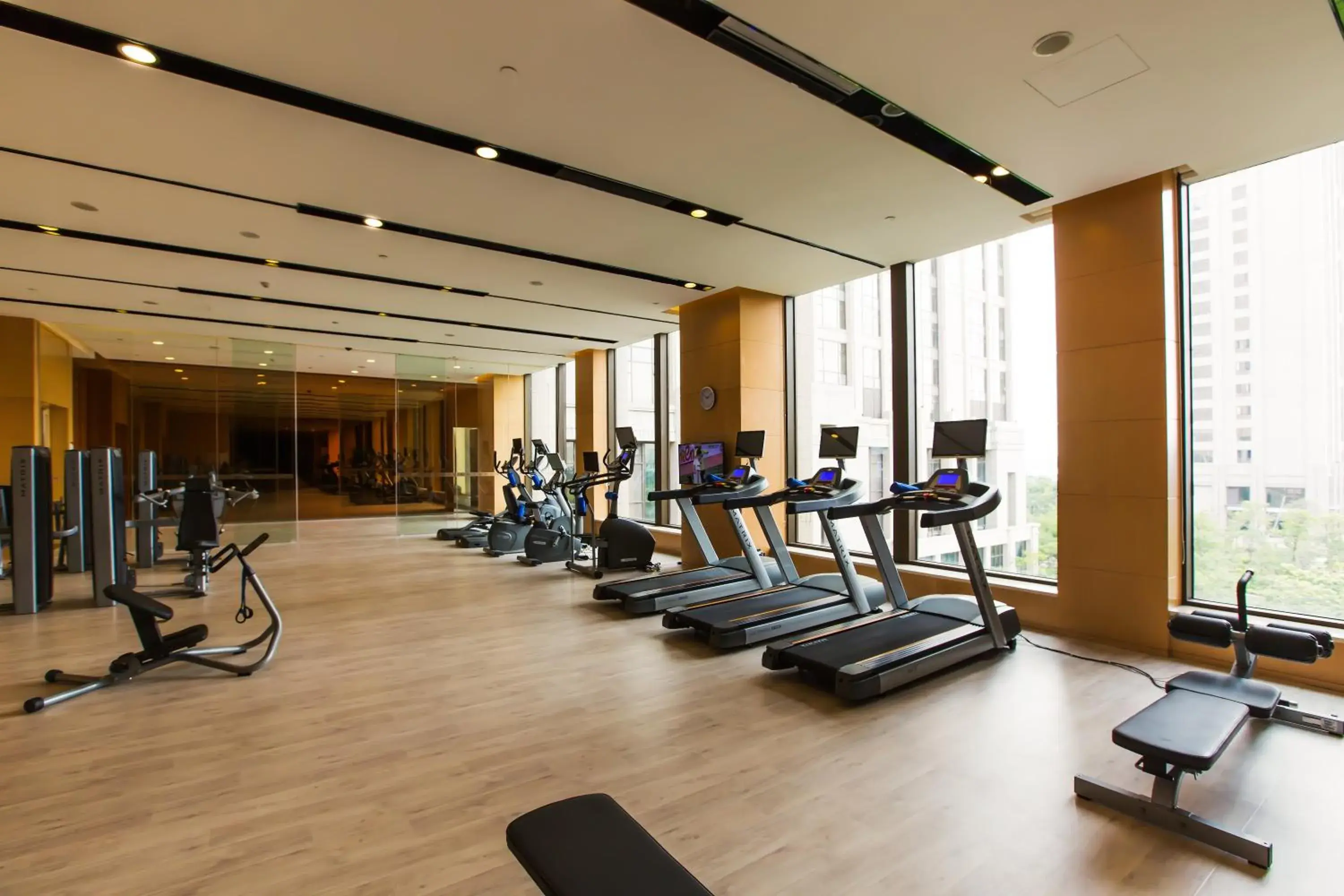 Fitness centre/facilities, Fitness Center/Facilities in Crowne Plaza Guangzhou Zengcheng, an IHG Hotel