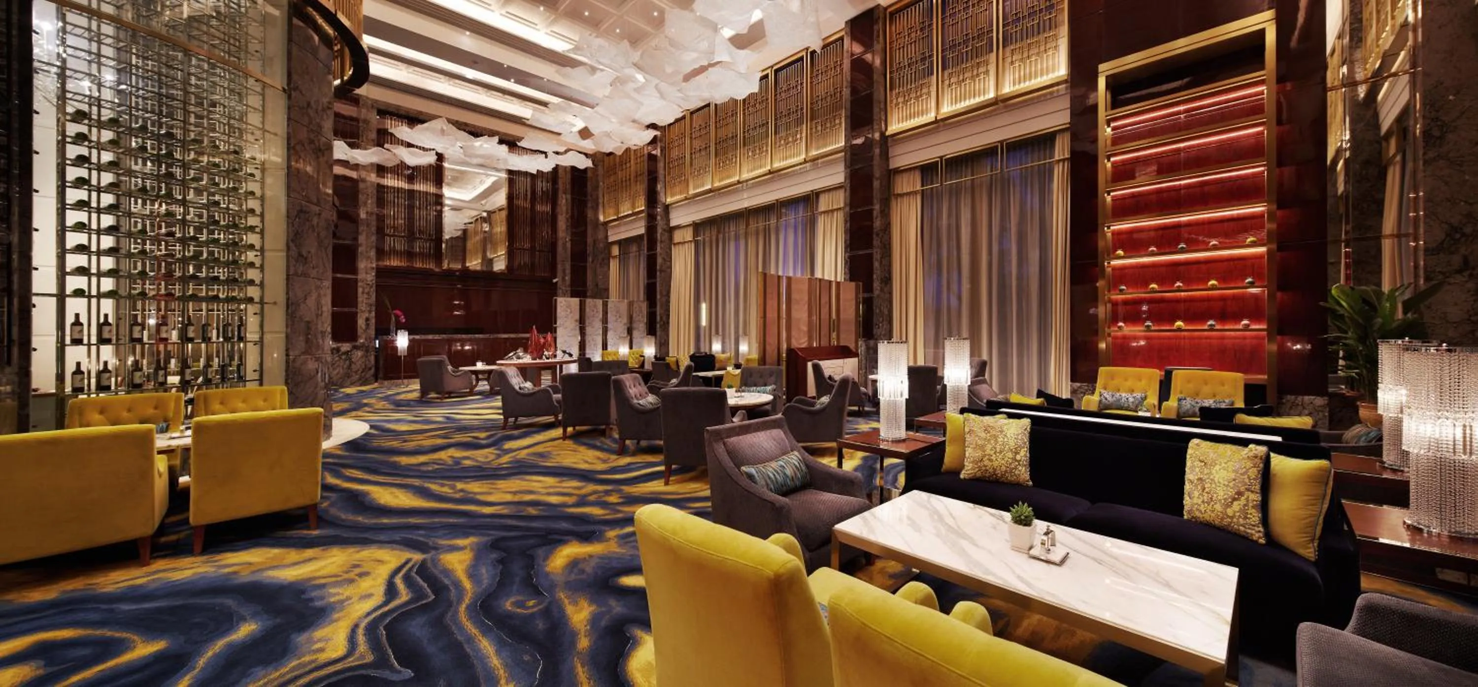 Lounge or bar in Junluxe Hotel Guangzhou Zengcheng-Free Shuttle Bus For Canton Fair