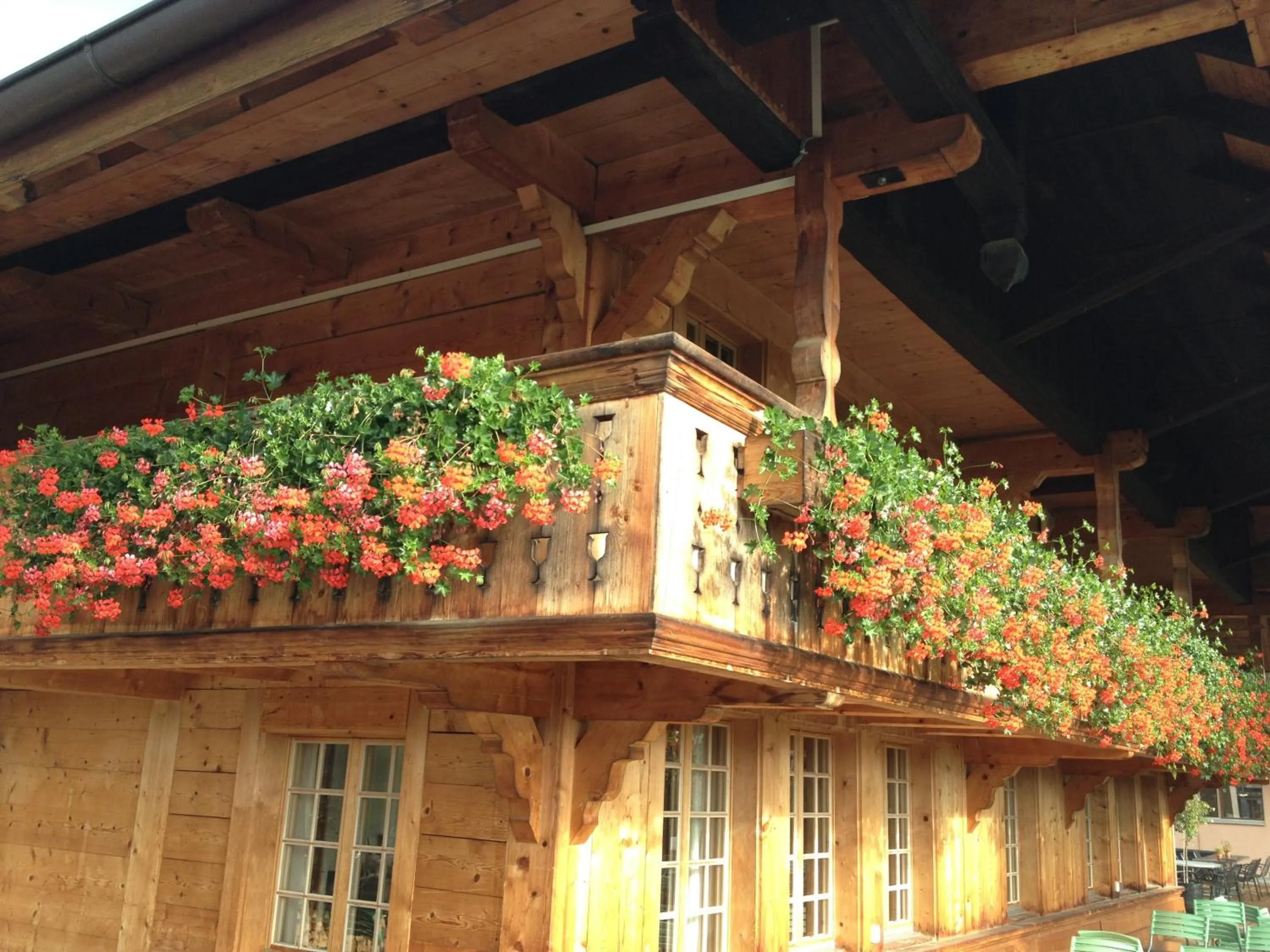 Balcony/Terrace in Restaurant Hotel Rüttihubelbad