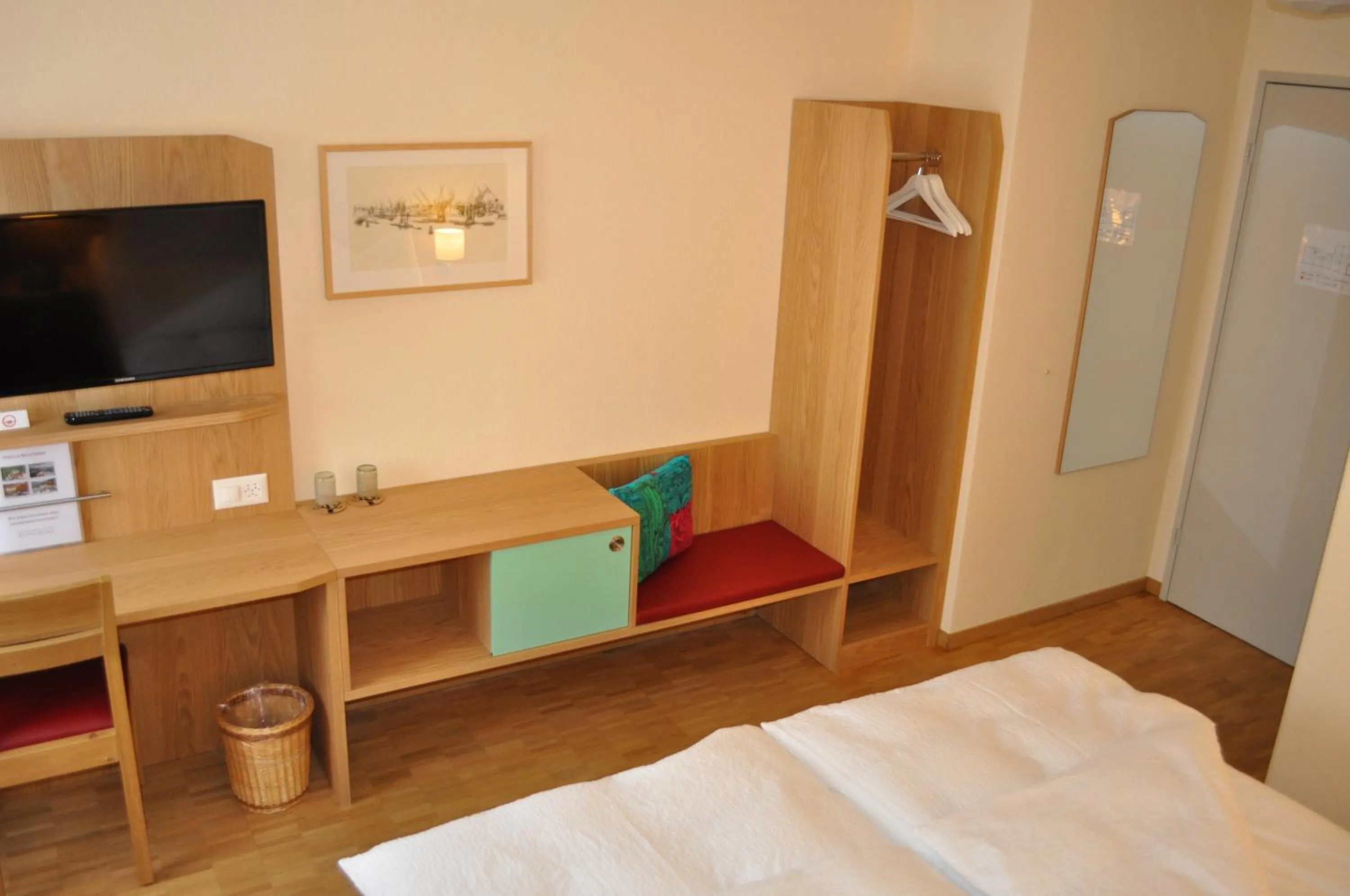 Bedroom, Bed in Restaurant Hotel Rüttihubelbad