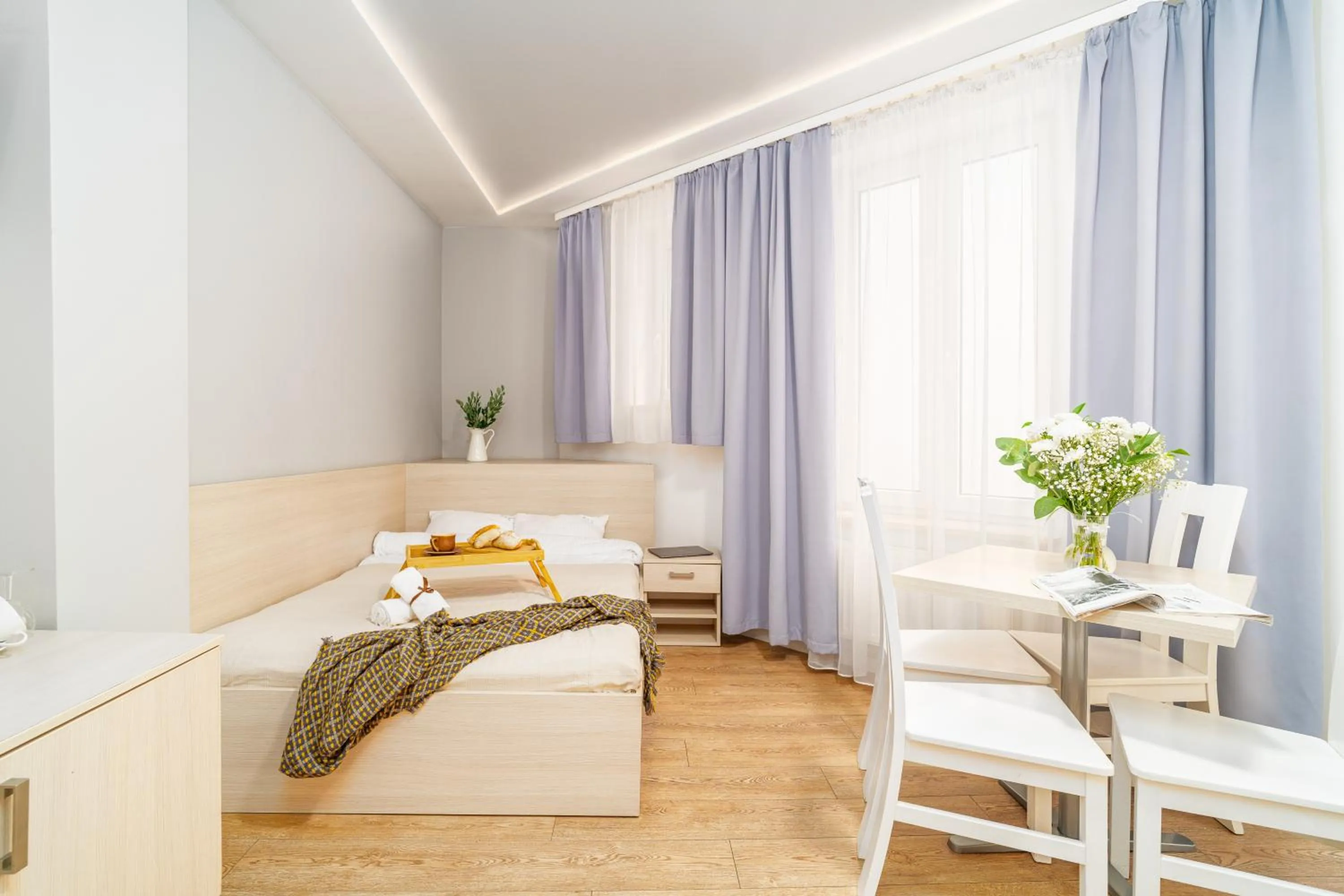 Bed in Apartamenty Platinia - komfortowe noclegi Kraków Stare Miasto