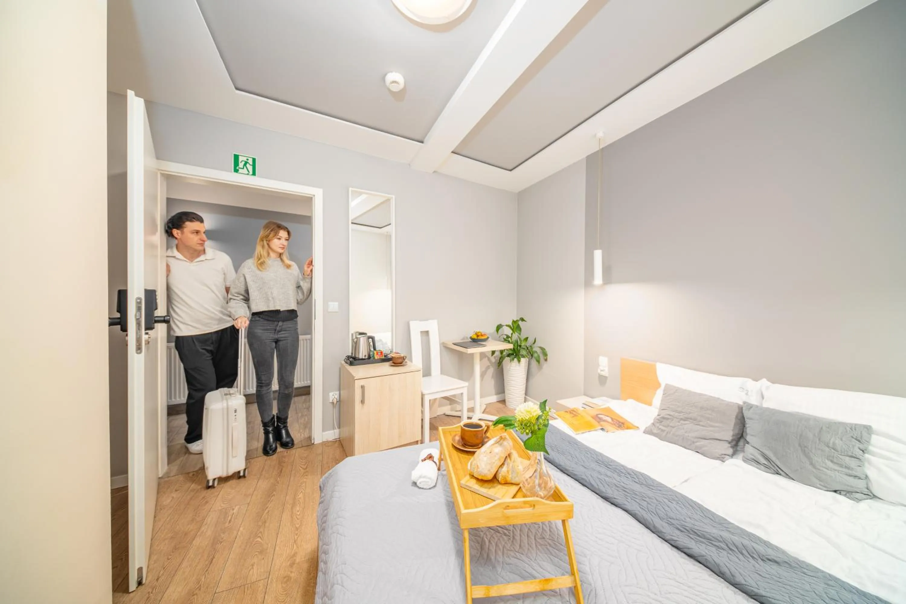 Bed in Apartamenty Platinia - komfortowe noclegi Kraków Stare Miasto
