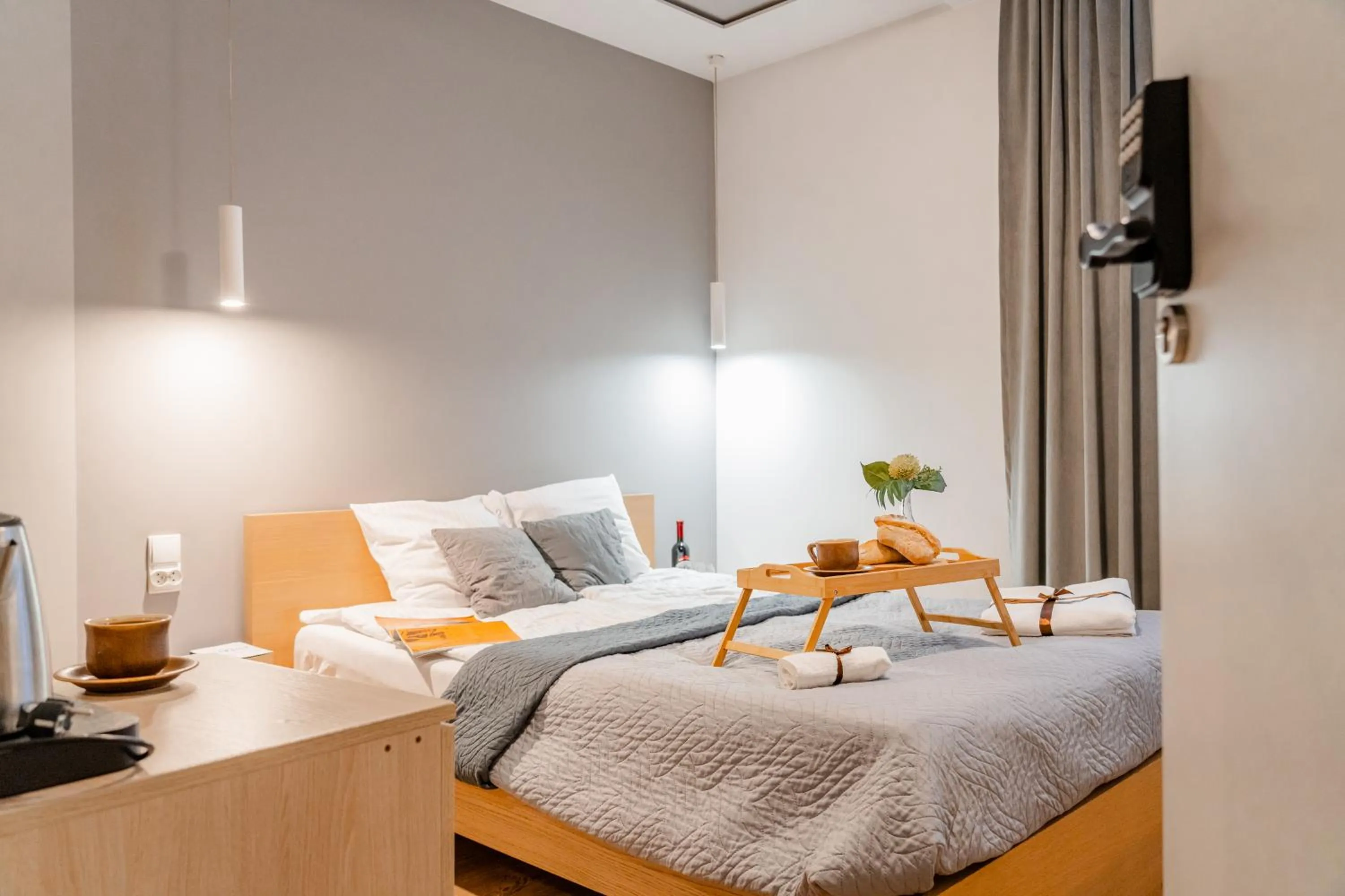 Bed in Apartamenty Platinia - komfortowe noclegi Kraków Stare Miasto