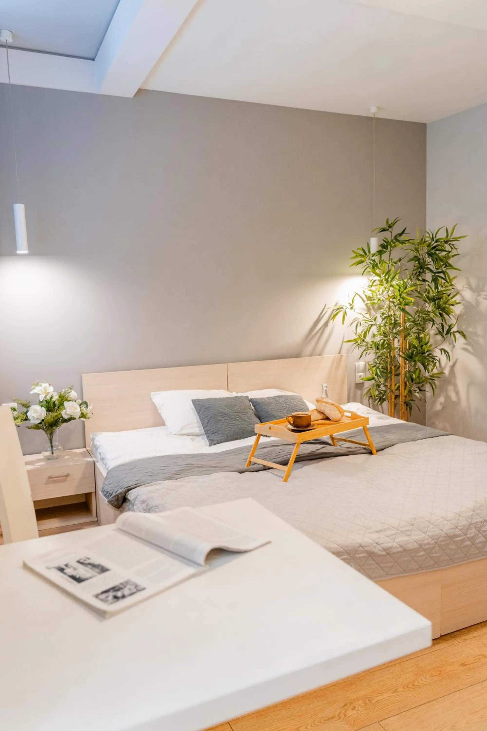 Bed in Apartamenty Platinia - komfortowe noclegi Kraków Stare Miasto