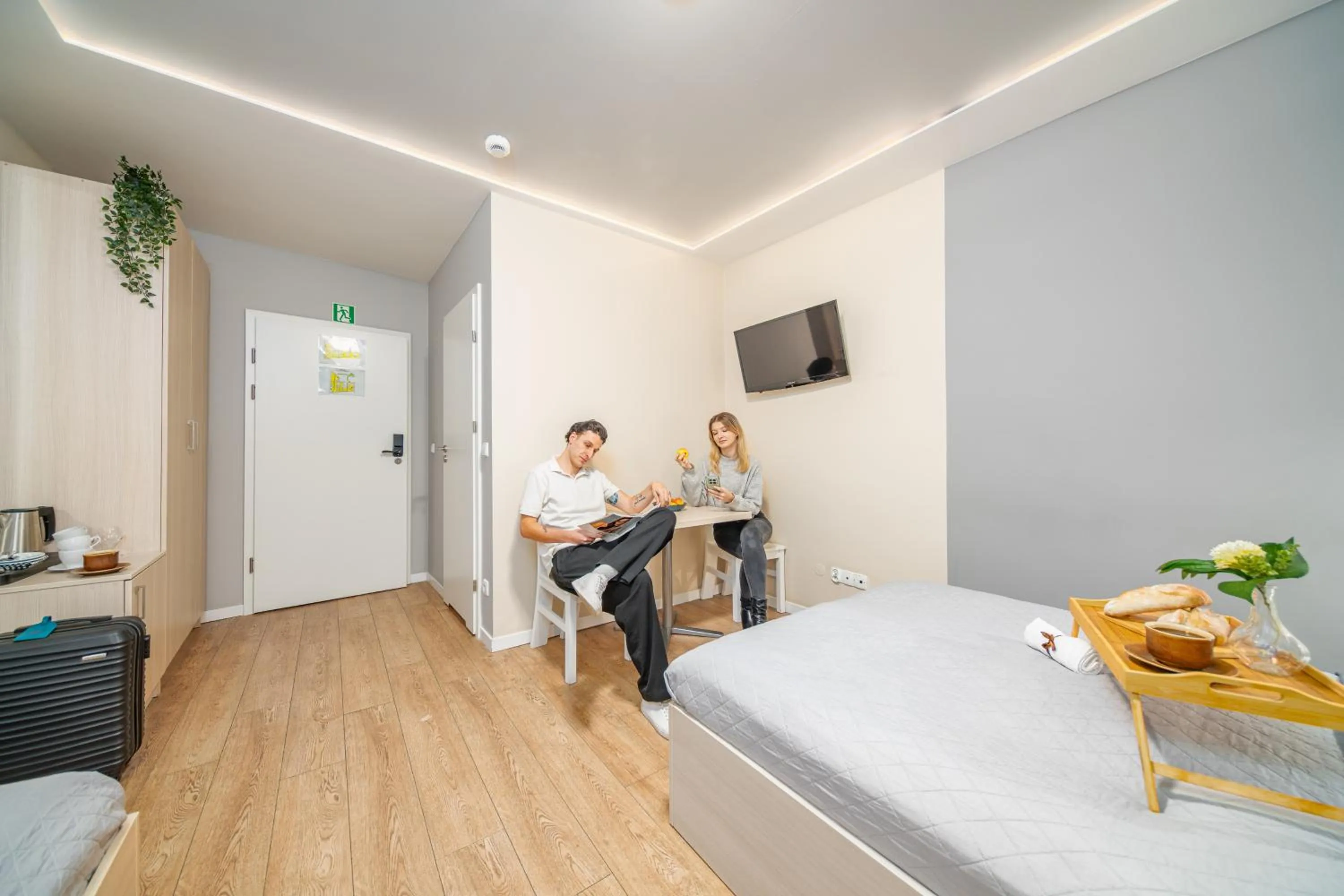 Bed in Apartamenty Platinia - komfortowe noclegi Kraków Stare Miasto