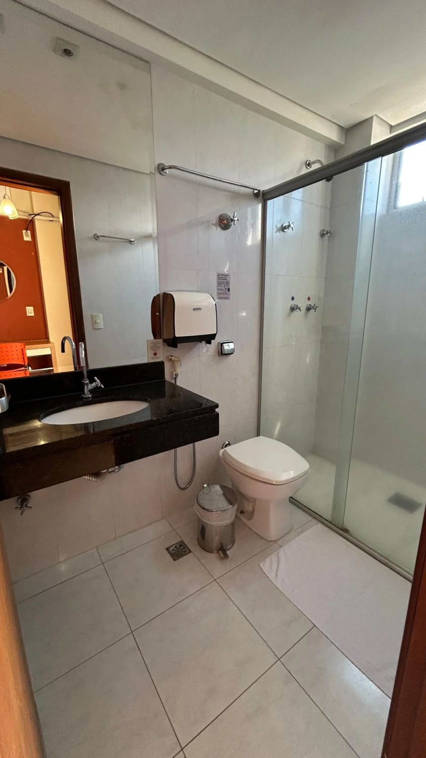 Bathroom in Líber Hotel Nova Serrana - Conforto na Rota da BR-262