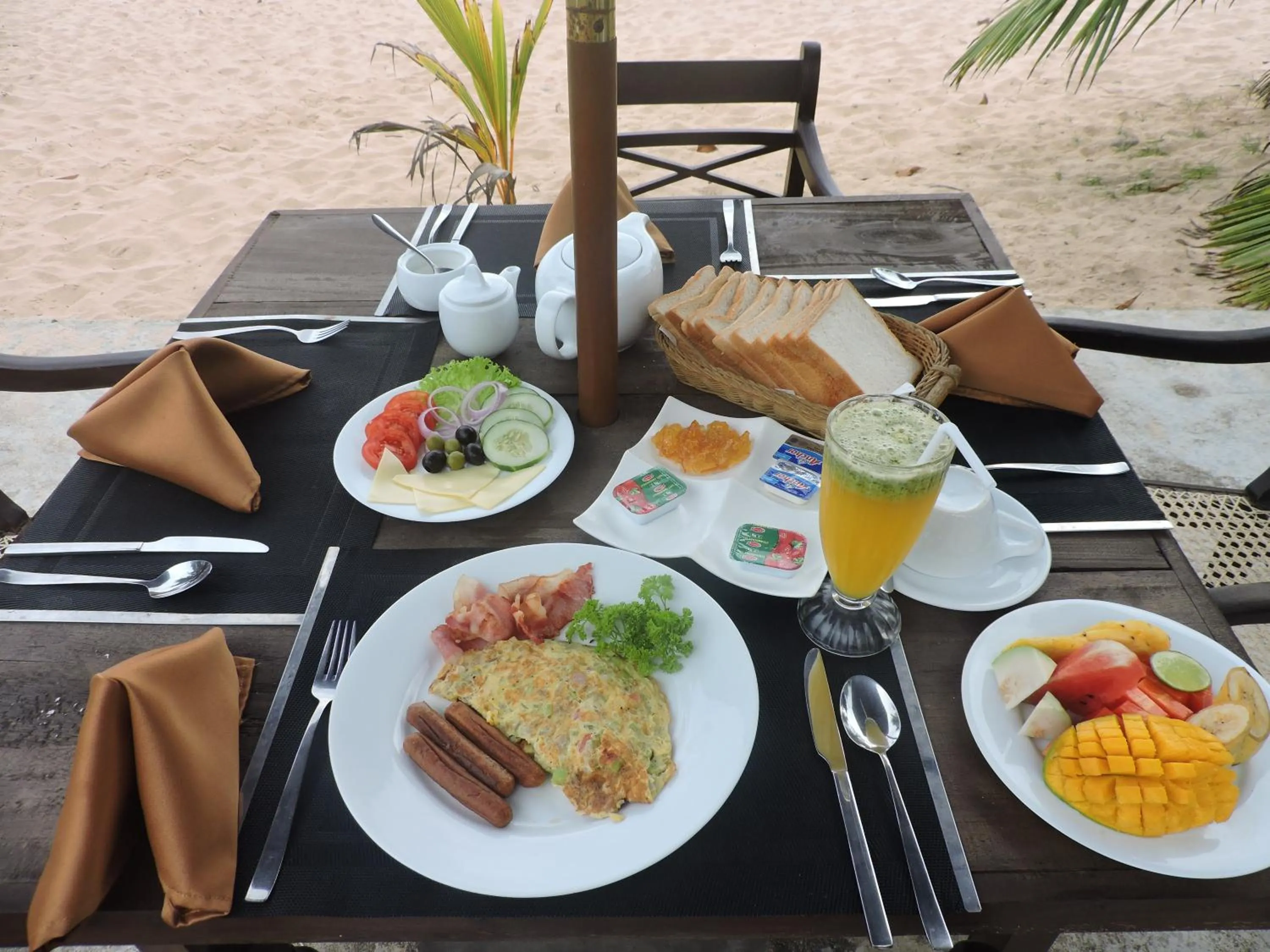 Breakfast in Amanda Beach Villas