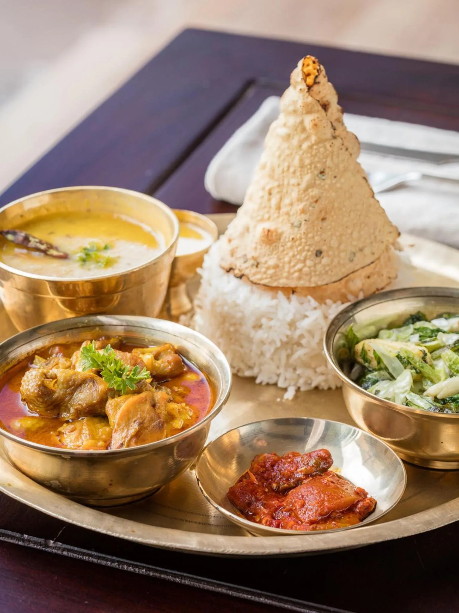 Food close-up in The Pavilions Himalayas The Farm