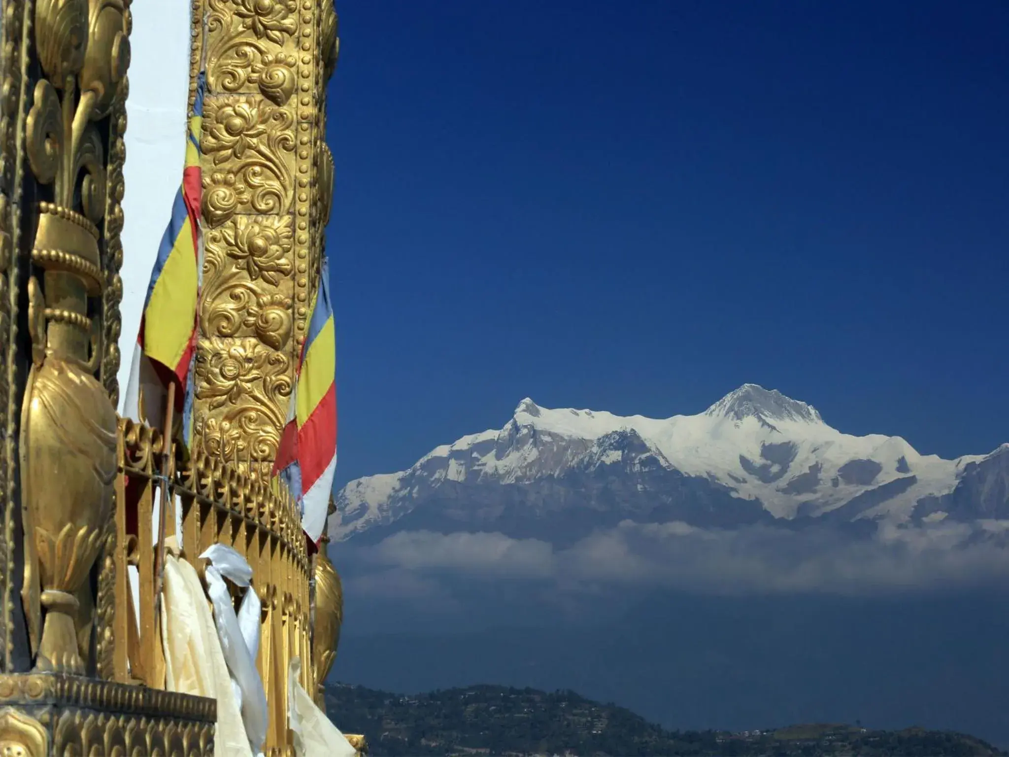 Mountain view in The Pavilions Himalayas The Farm Mountain view in The Pavilions Himalayas The Farm