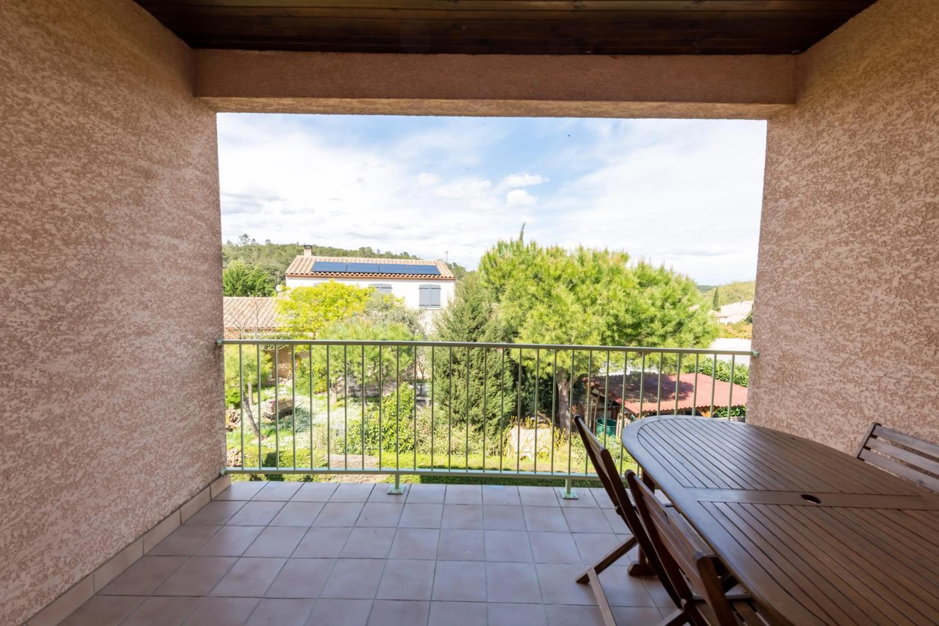 Patio in Gîte L'Orée du Lac
