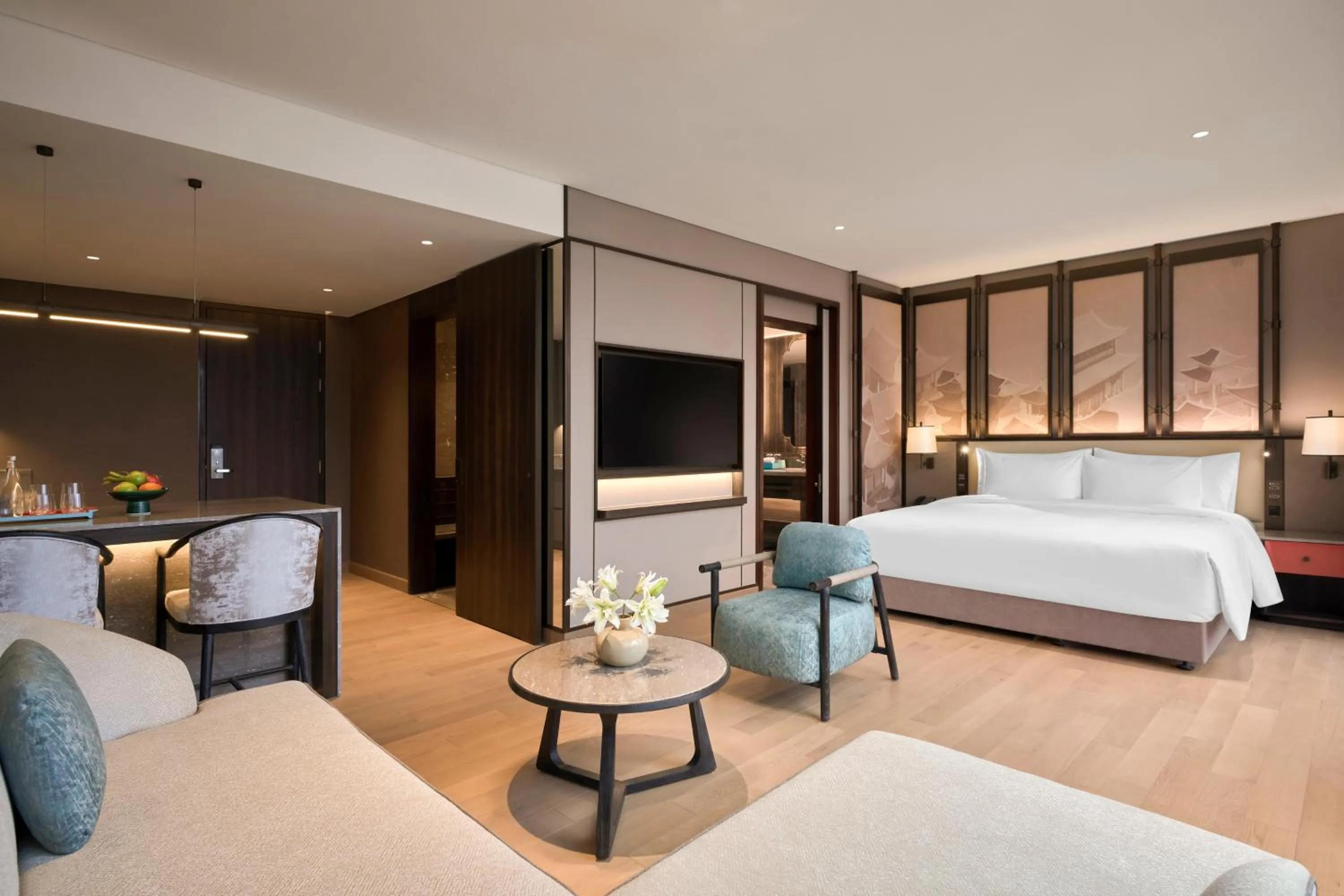 Bed in Dusit Le Palais Tu Hoa Hanoi