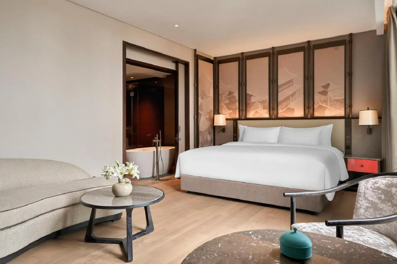 Bed in Dusit Le Palais Tu Hoa Hanoi