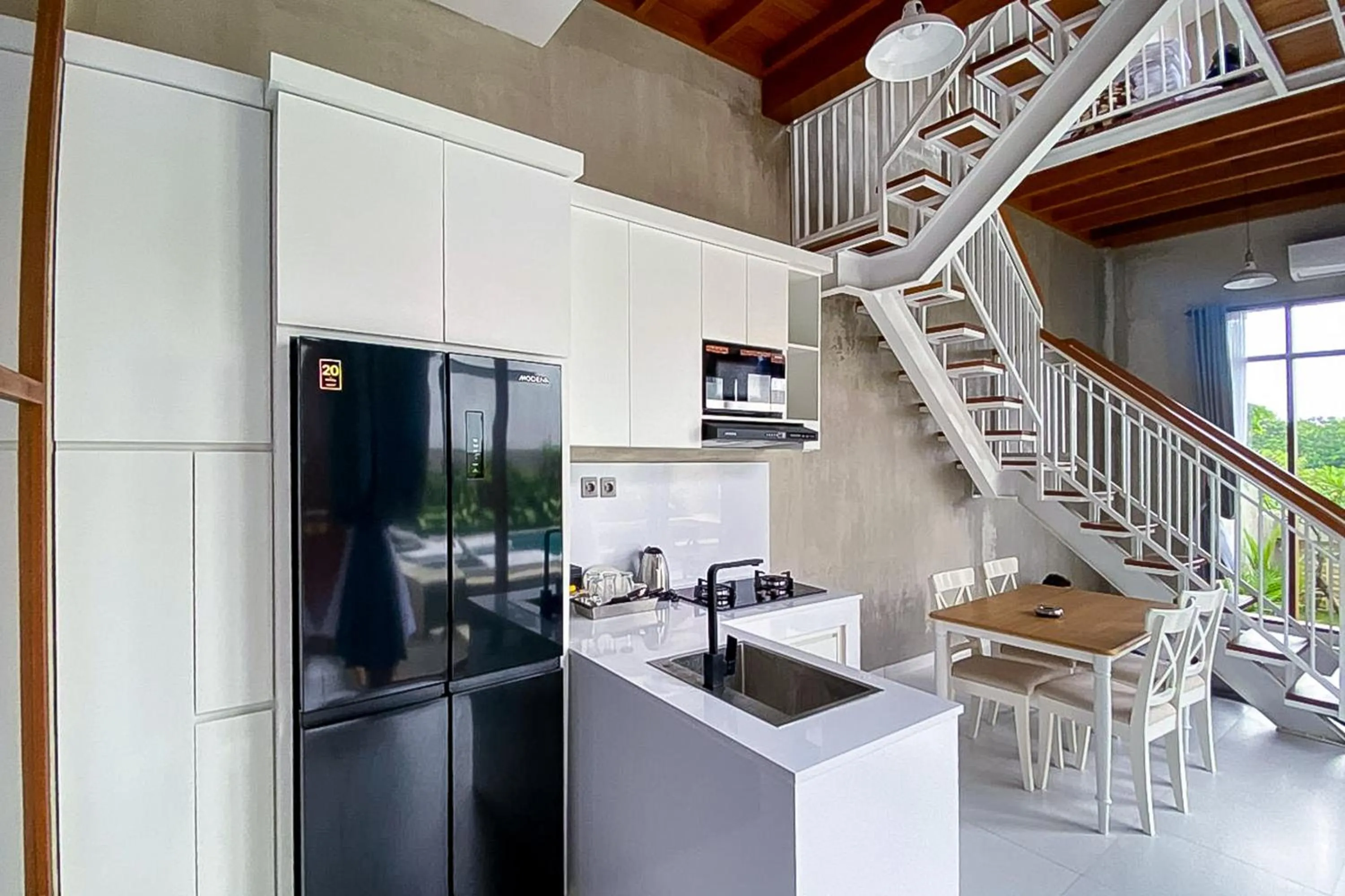 Kitchen or kitchenette in Hirosima House Bali by The Lavana