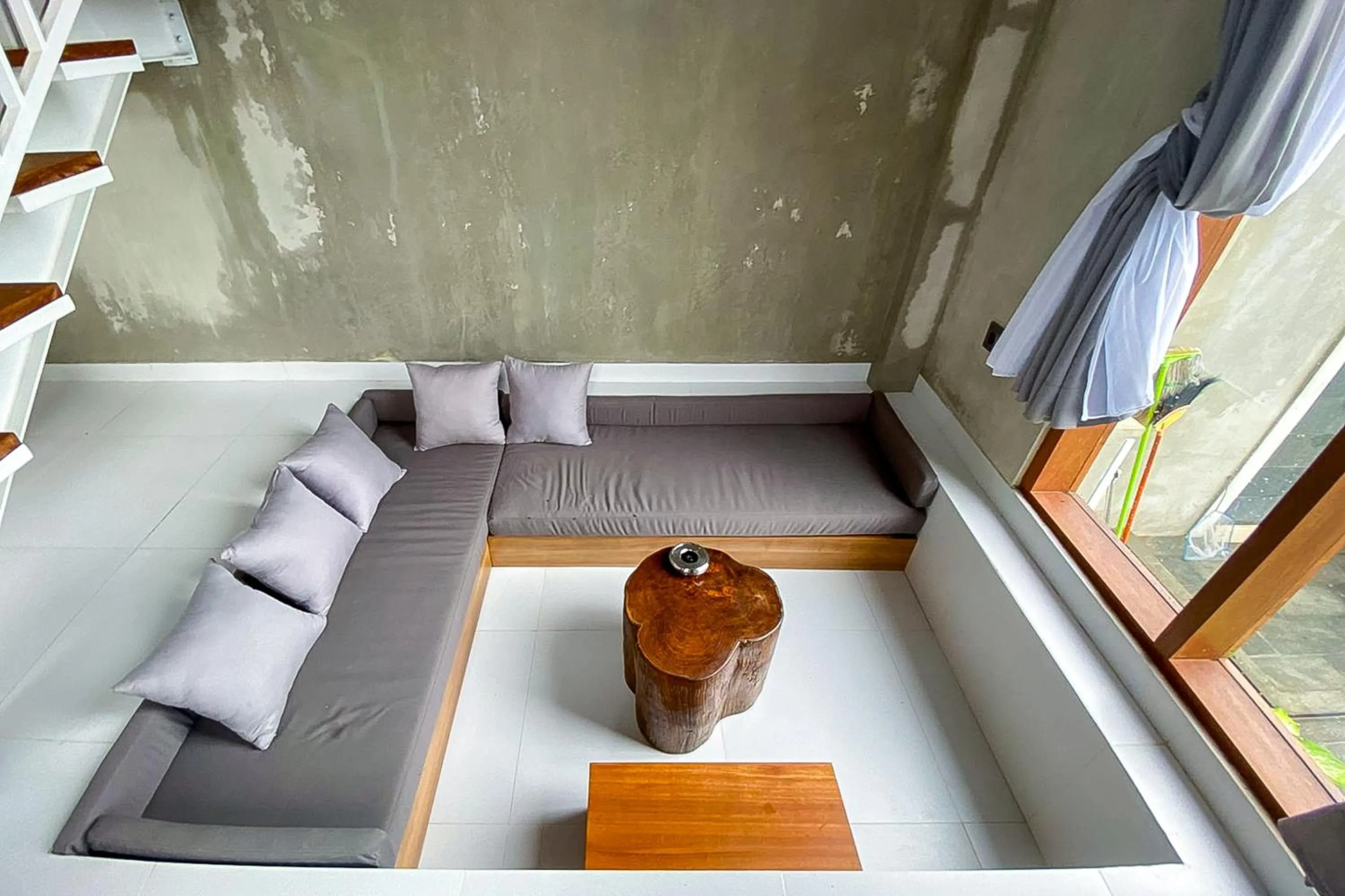 Living room in Hirosima House Bali by The Lavana