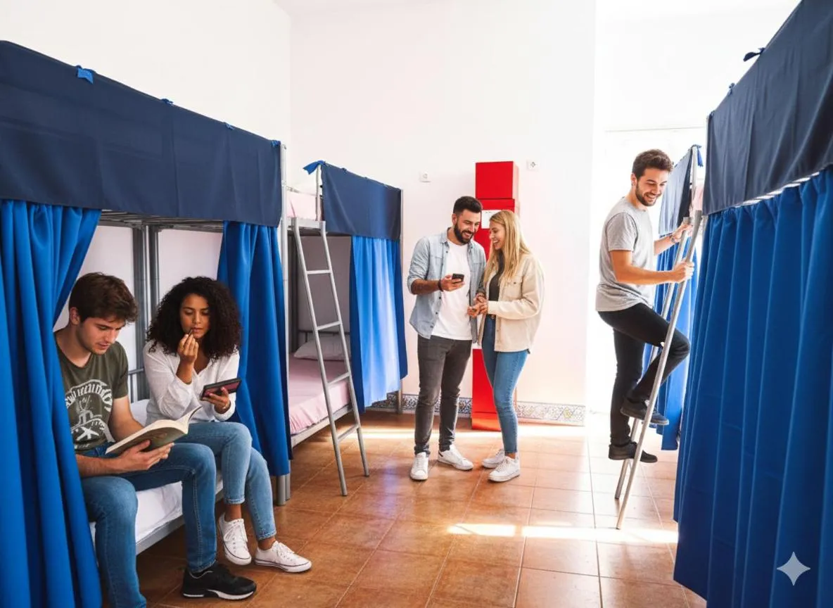 Property building in Rio Hostel