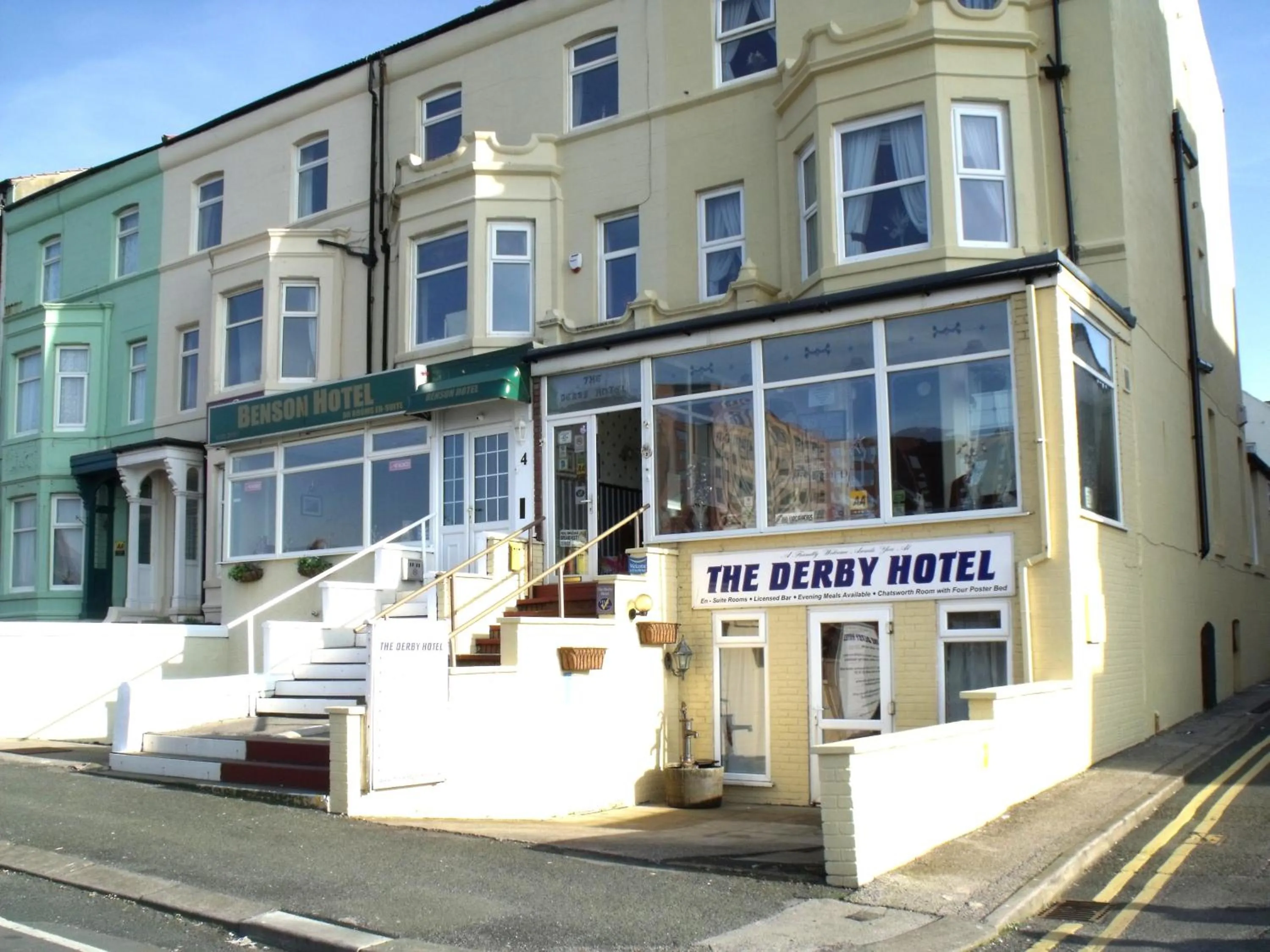 Facade/entrance in The Derby Hotel