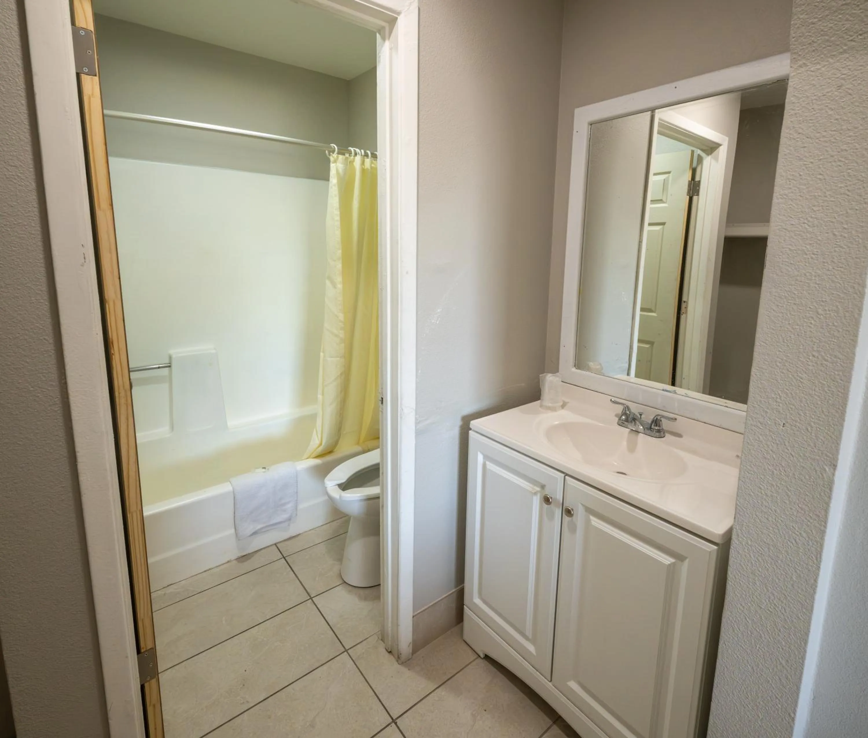 Bathroom in Motel 7 By OYO Near Phoenix Airport