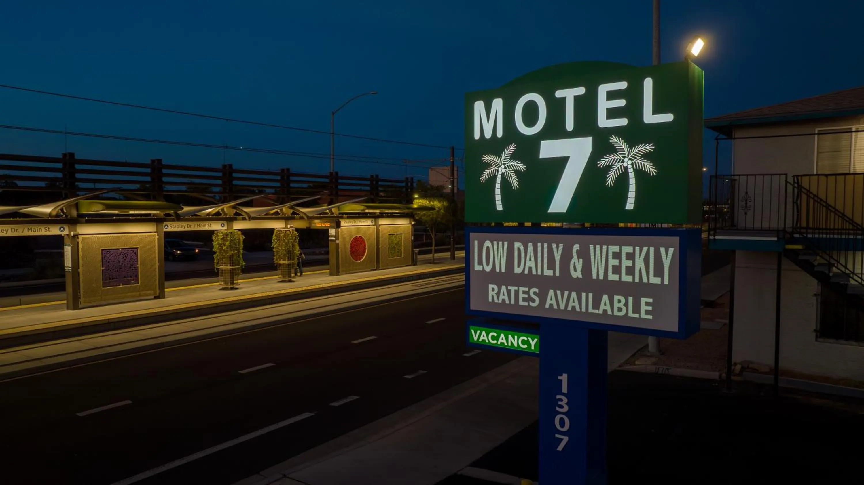 Facade/entrance in Motel 7 By OYO Near Phoenix Airport