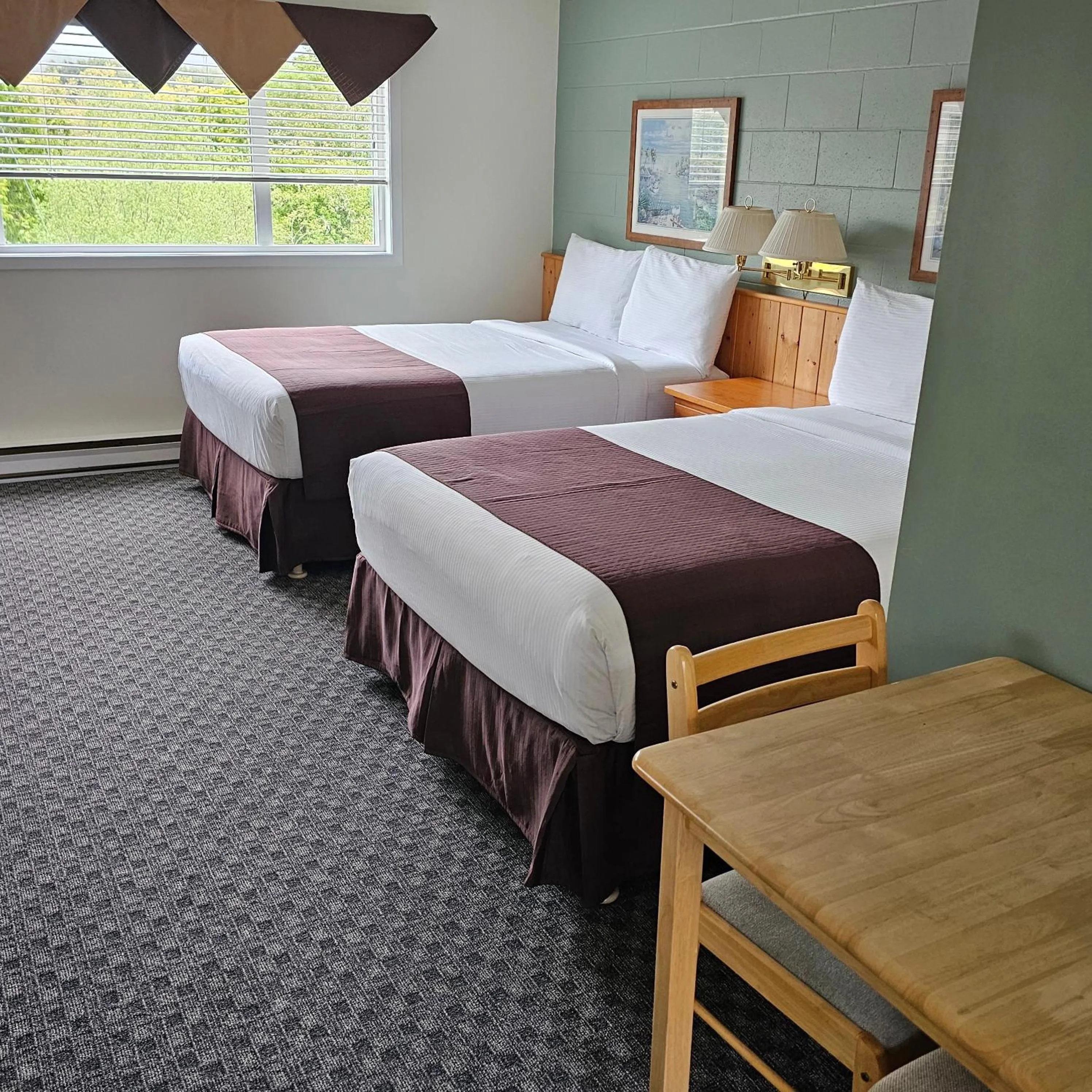 Bed in Pacific Rim Motel